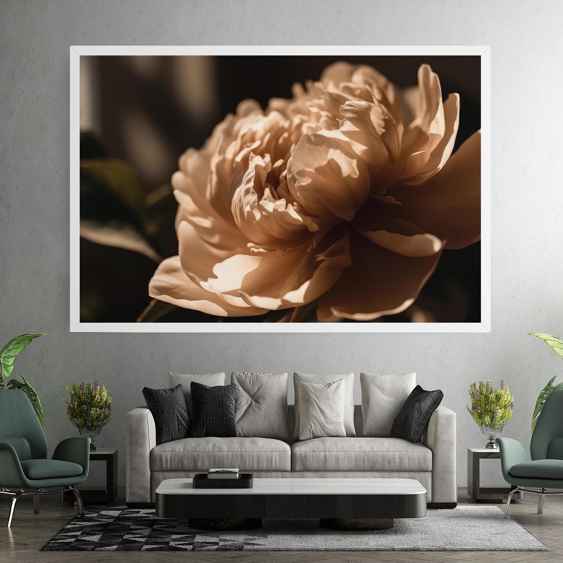 Vászonkép Cream Peony mockup 7