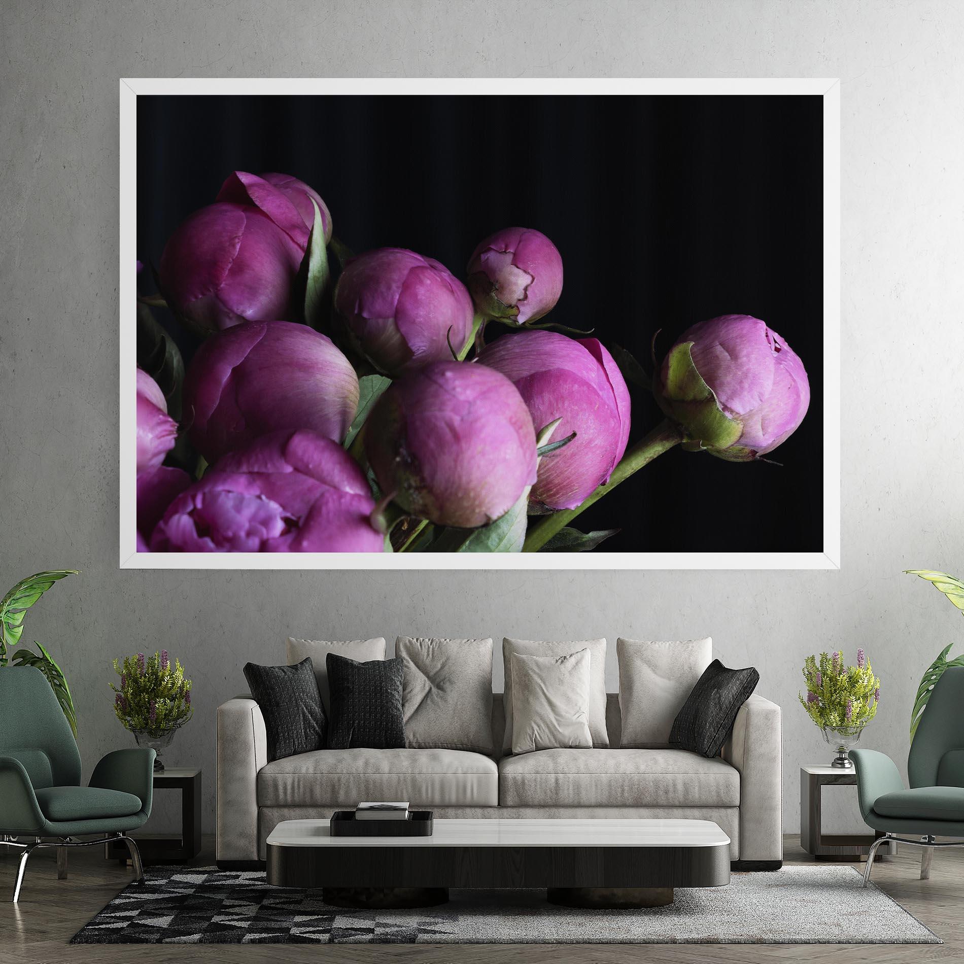 Vászonkép Peony Buds mockup 7
