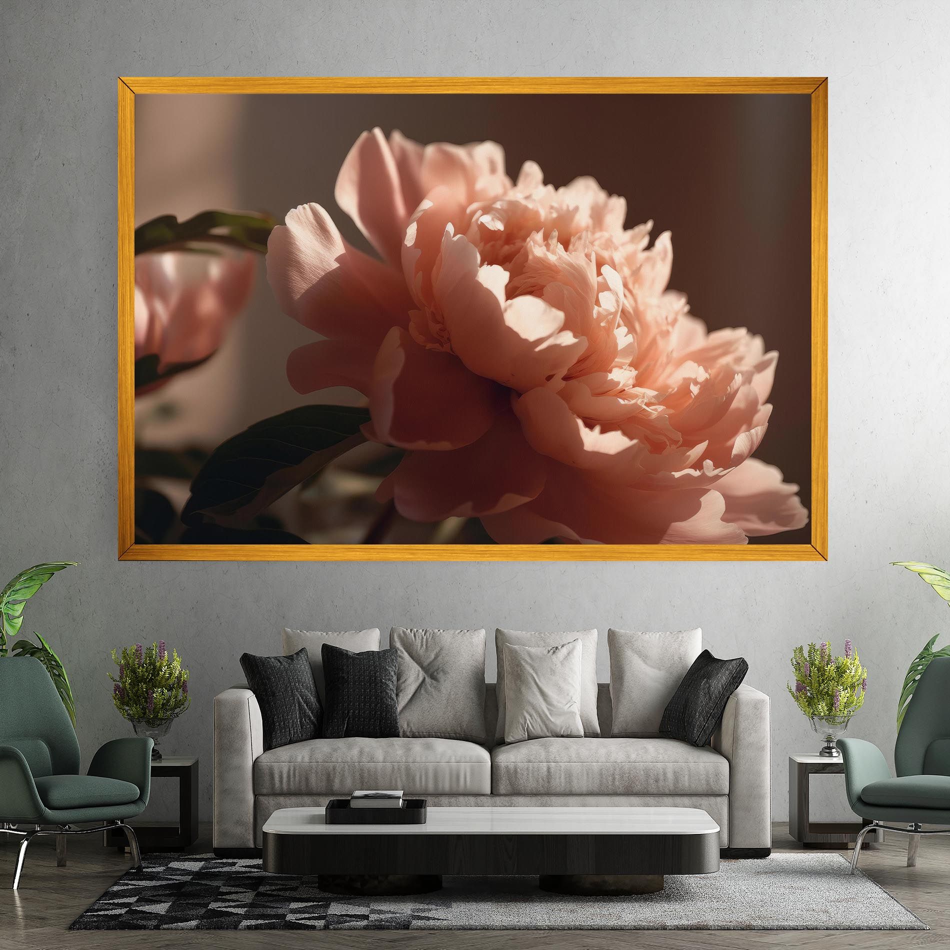 Light Orange Peony View mockup 7