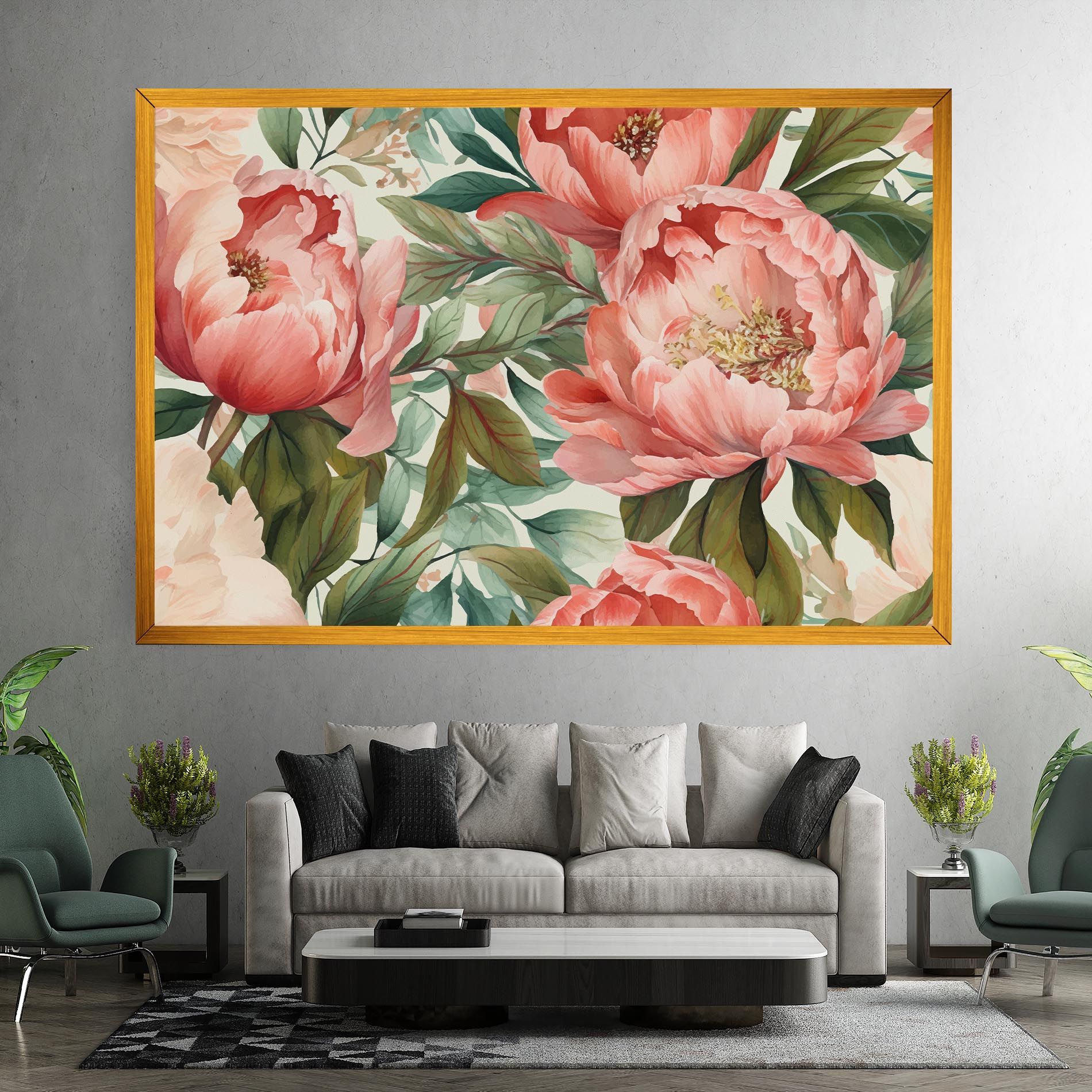 Light Red Peony mockup 7