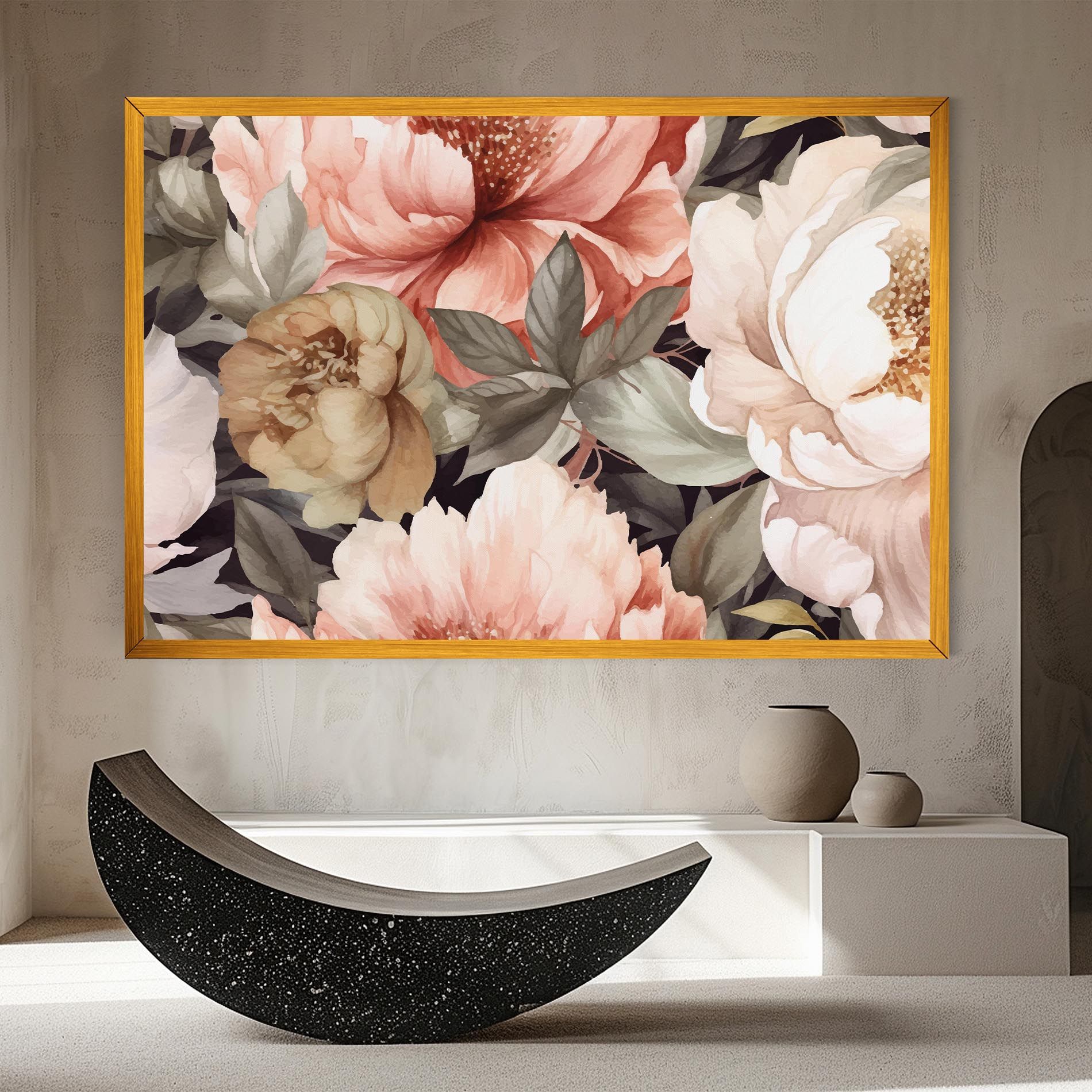 Cream Pink Peony mockup 8