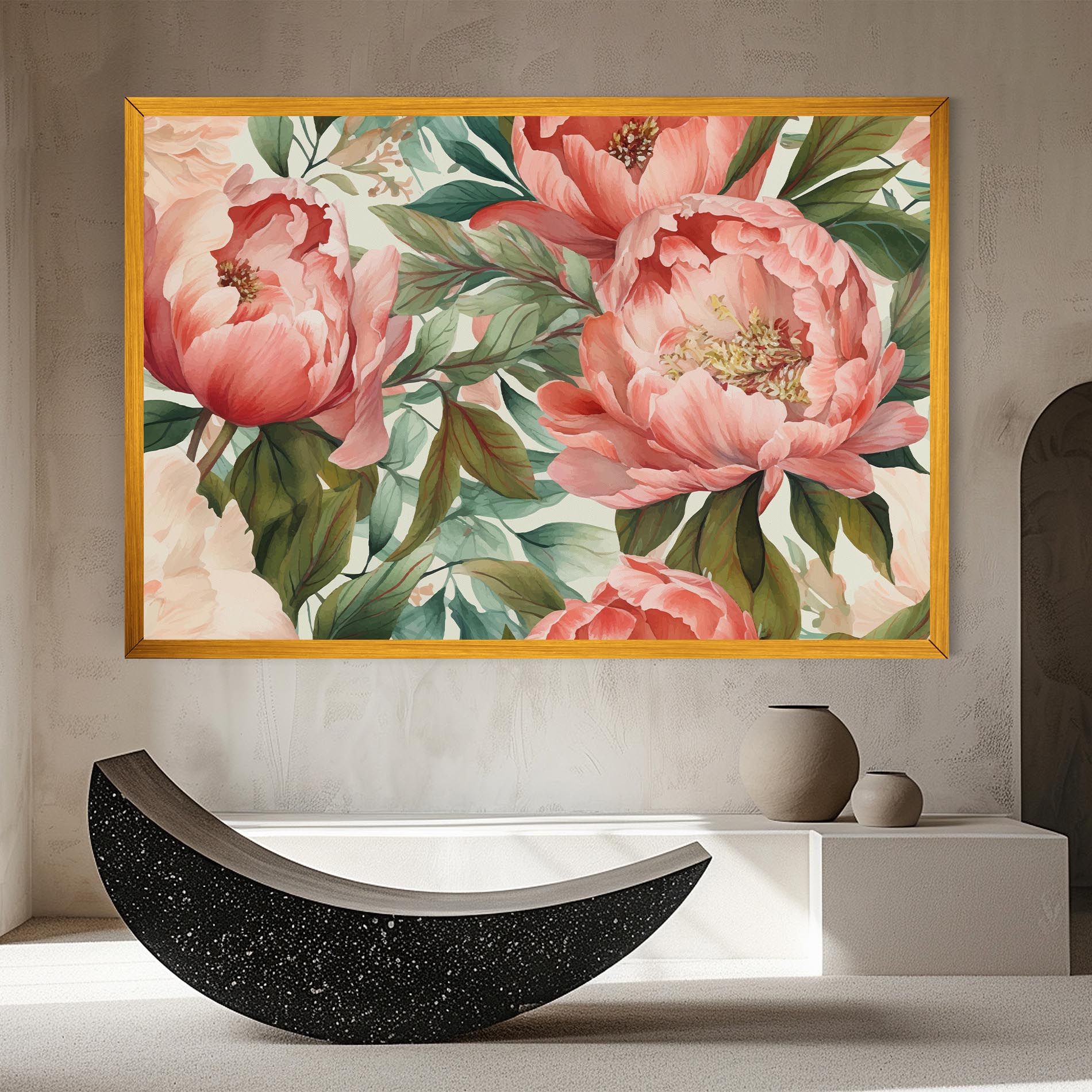 Light Red Peony mockup 8