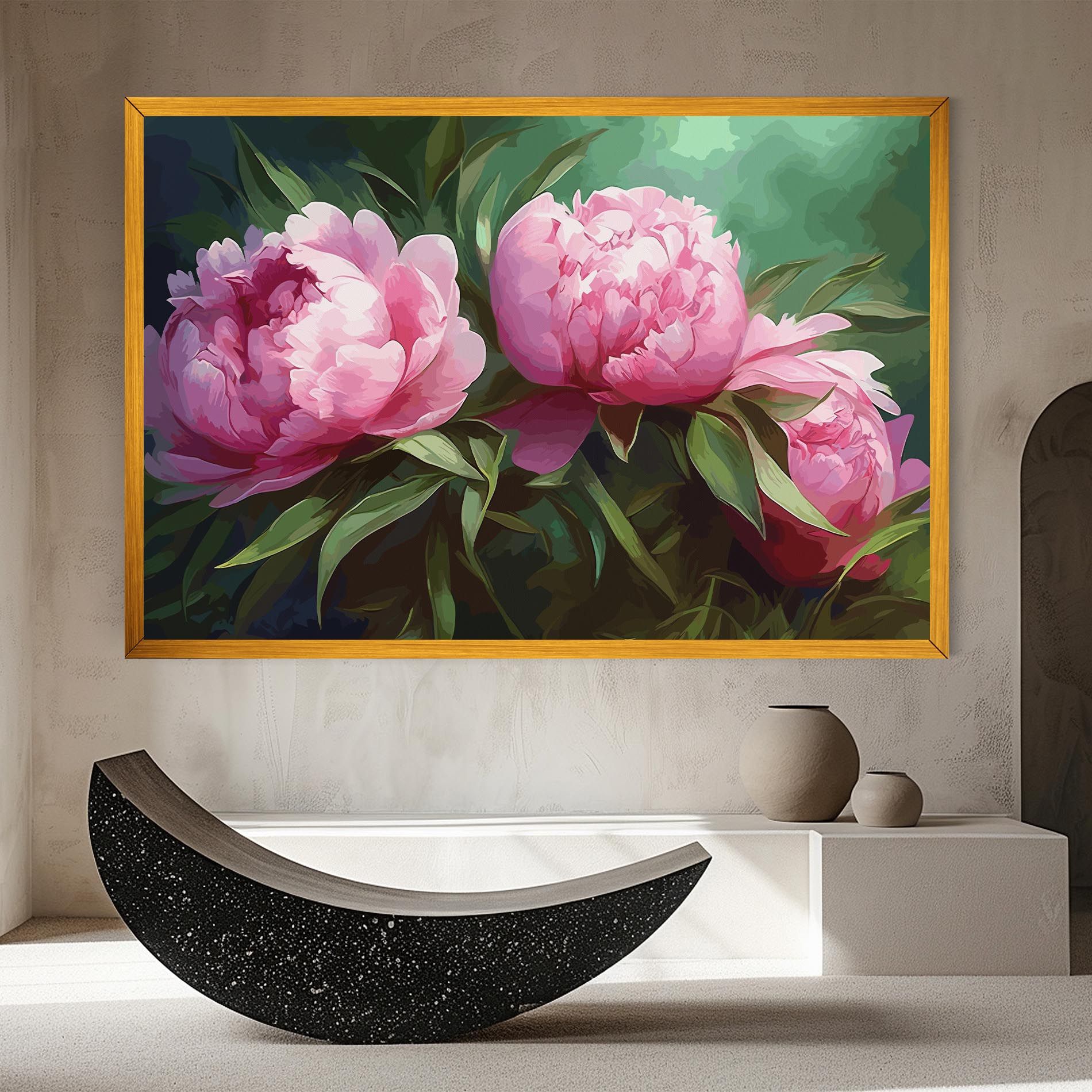 Peonies Art mockup 8
