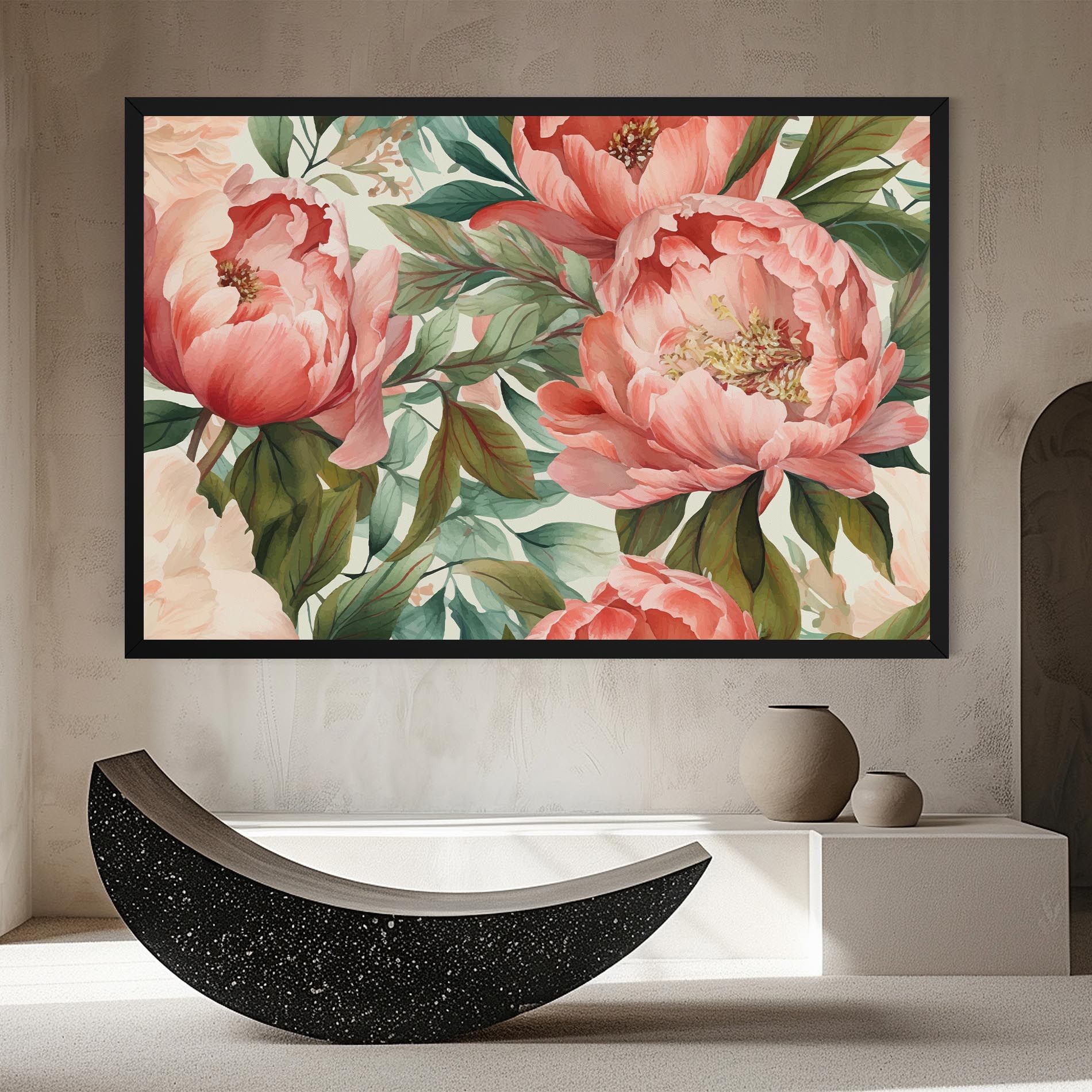 Light Red Peony mockup 8