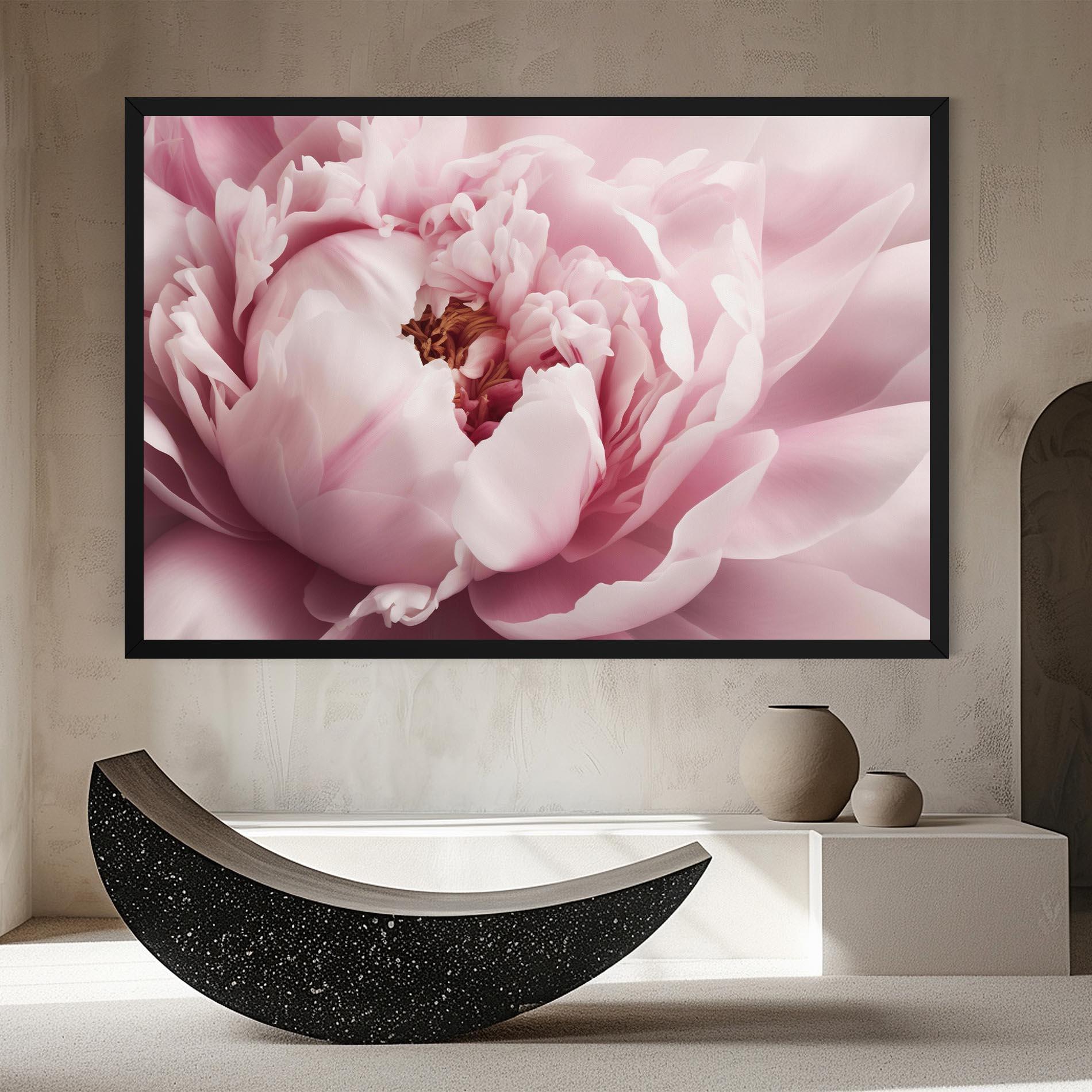 Vászonkép Pastel Peony Petals mockup 8