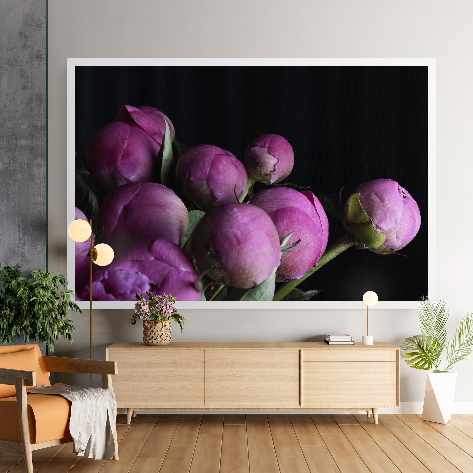 Vászonkép Peony Buds mockup 9