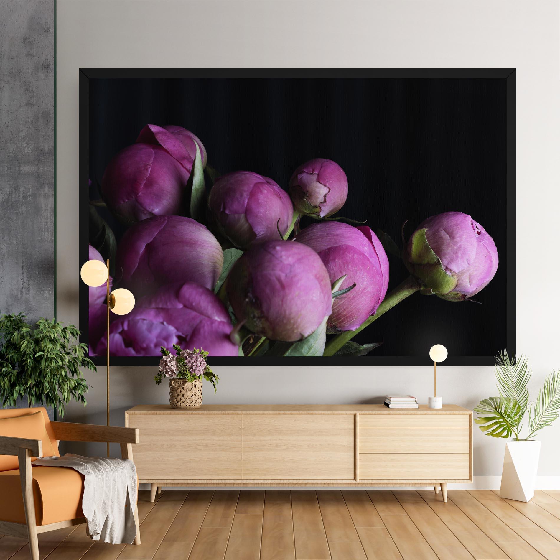 Vászonkép Peony Buds mockup 9