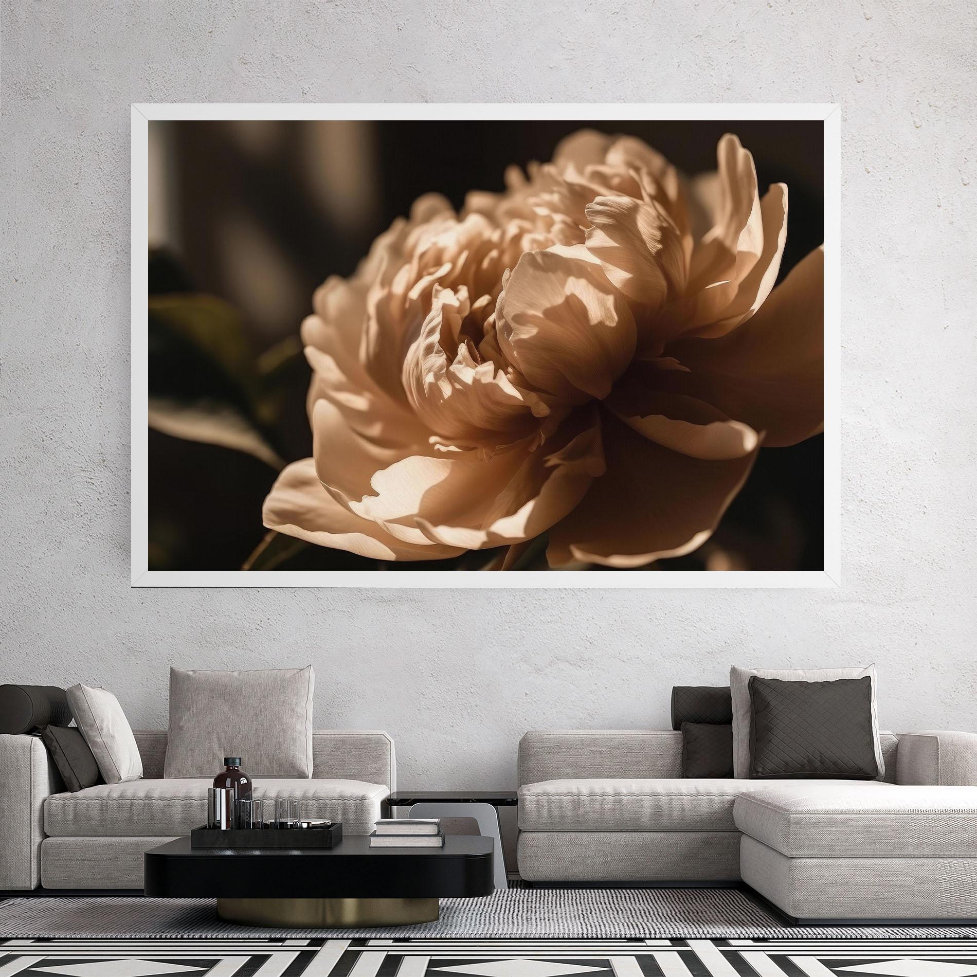 Vászonkép Cream Peony mockup 2