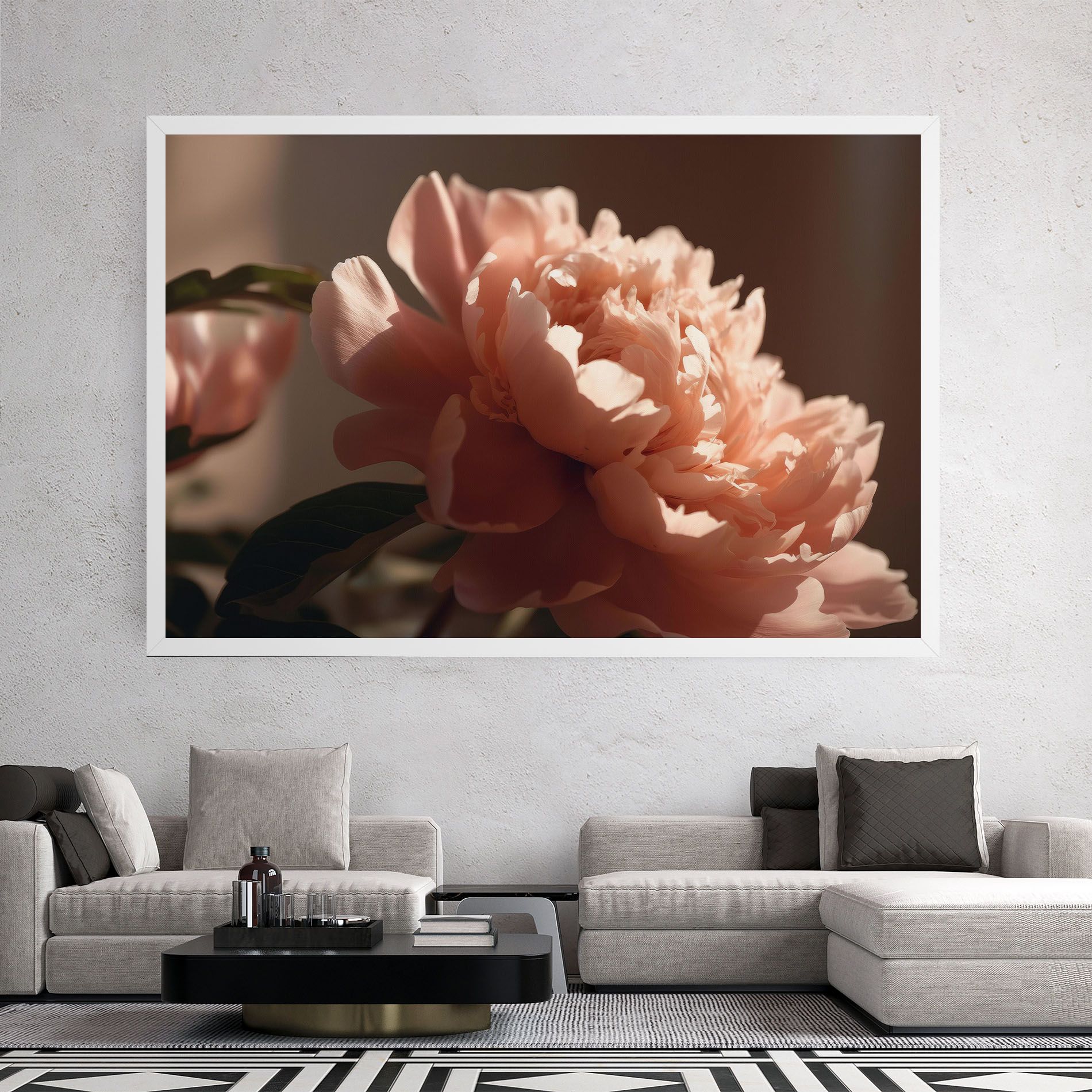 Light Orange Peony View mockup 2