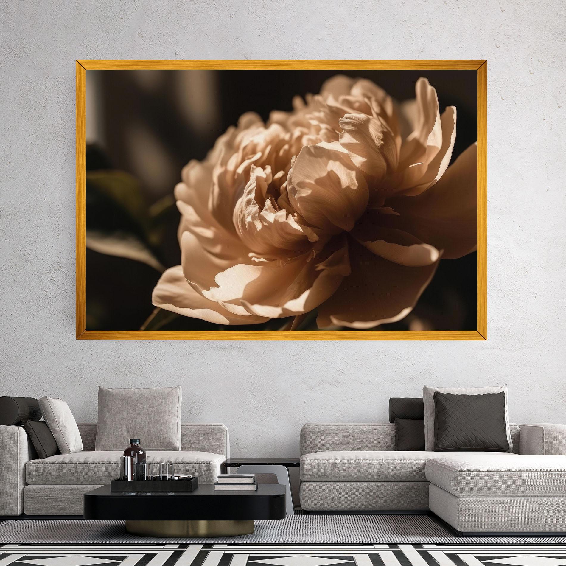 Vászonkép Cream Peony mockup 2