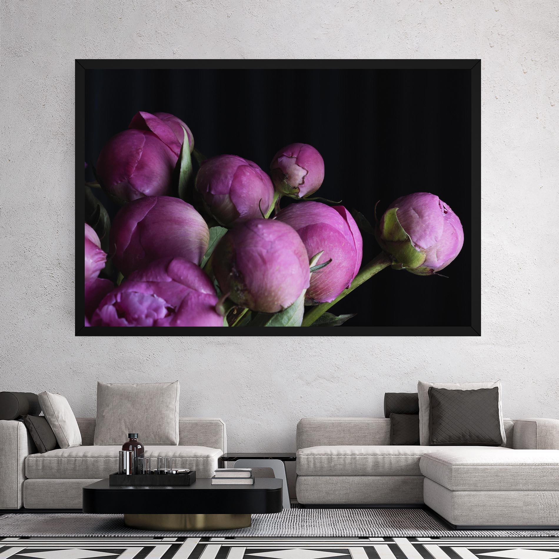 Vászonkép Peony Buds mockup 2
