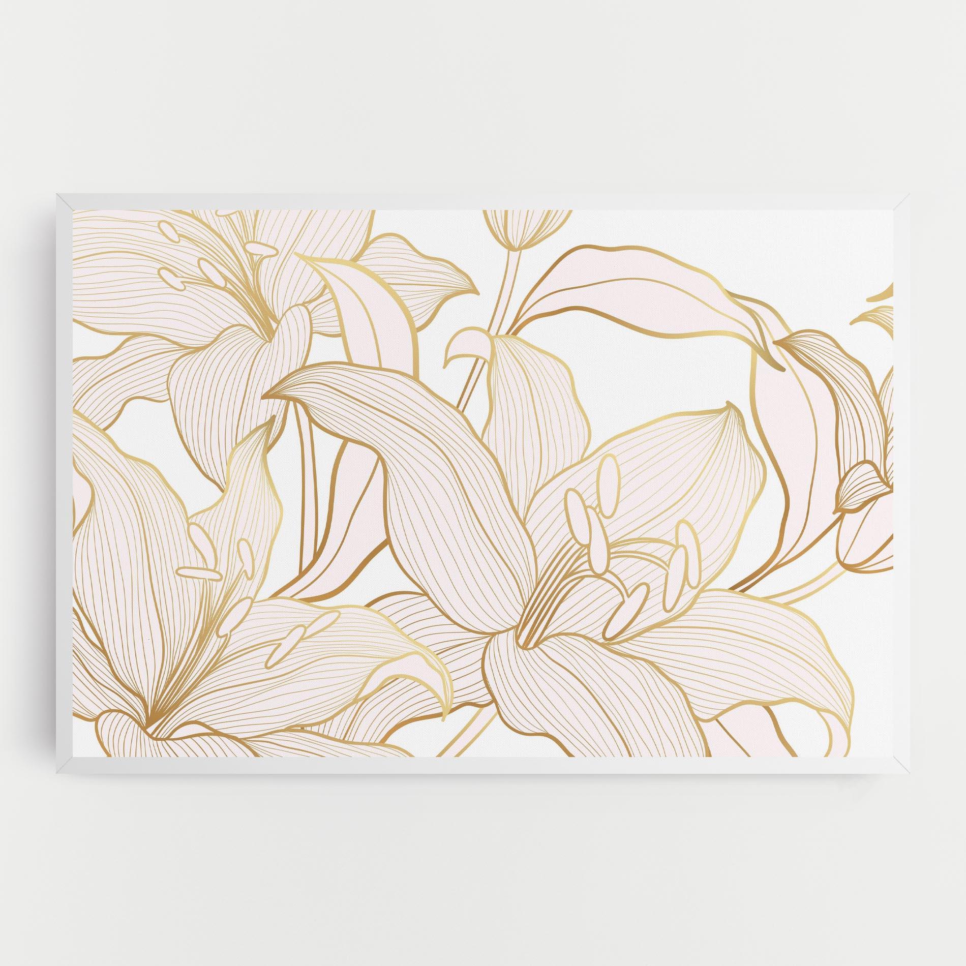 Vászonkép Gold Lily mockup 0