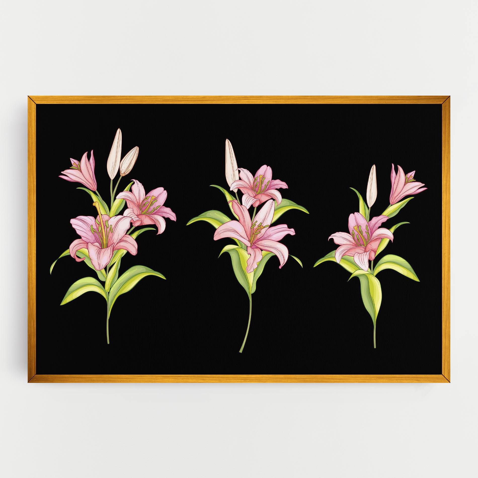Vászonkép Lily Set mockup 0