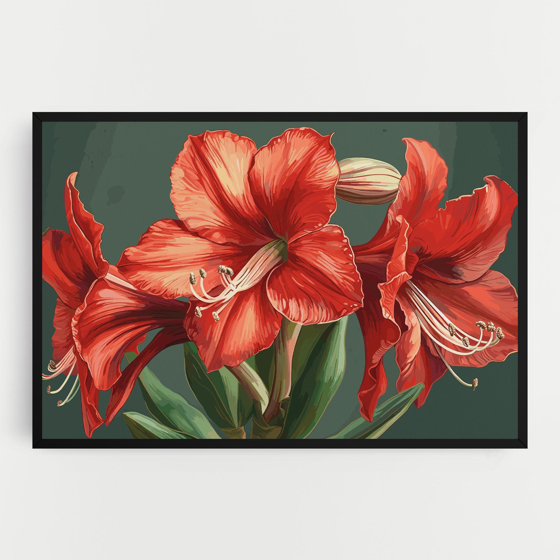 Vászonkép Lily Orange Art mockup 0