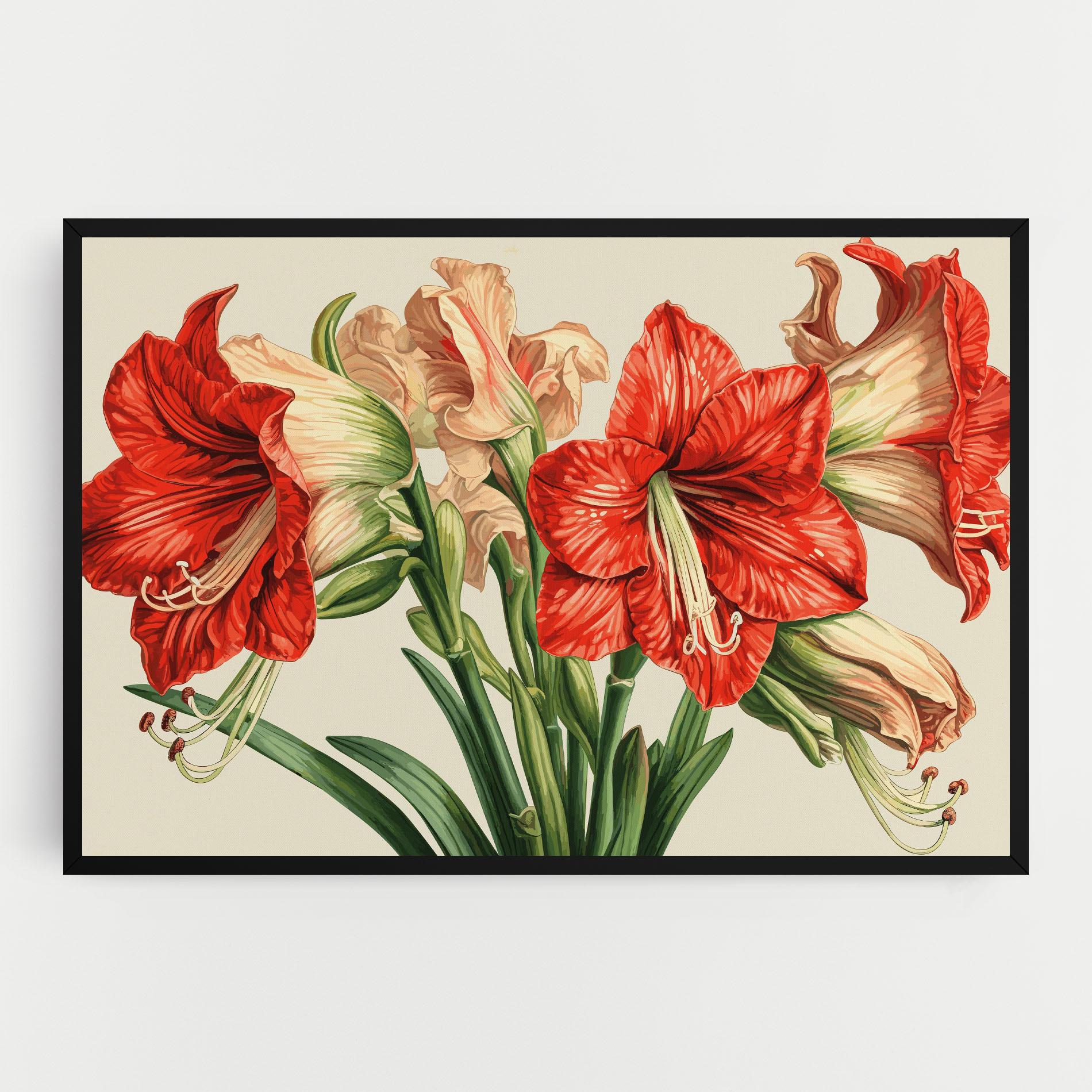 Vászonkép Orange Cream Lily mockup 0