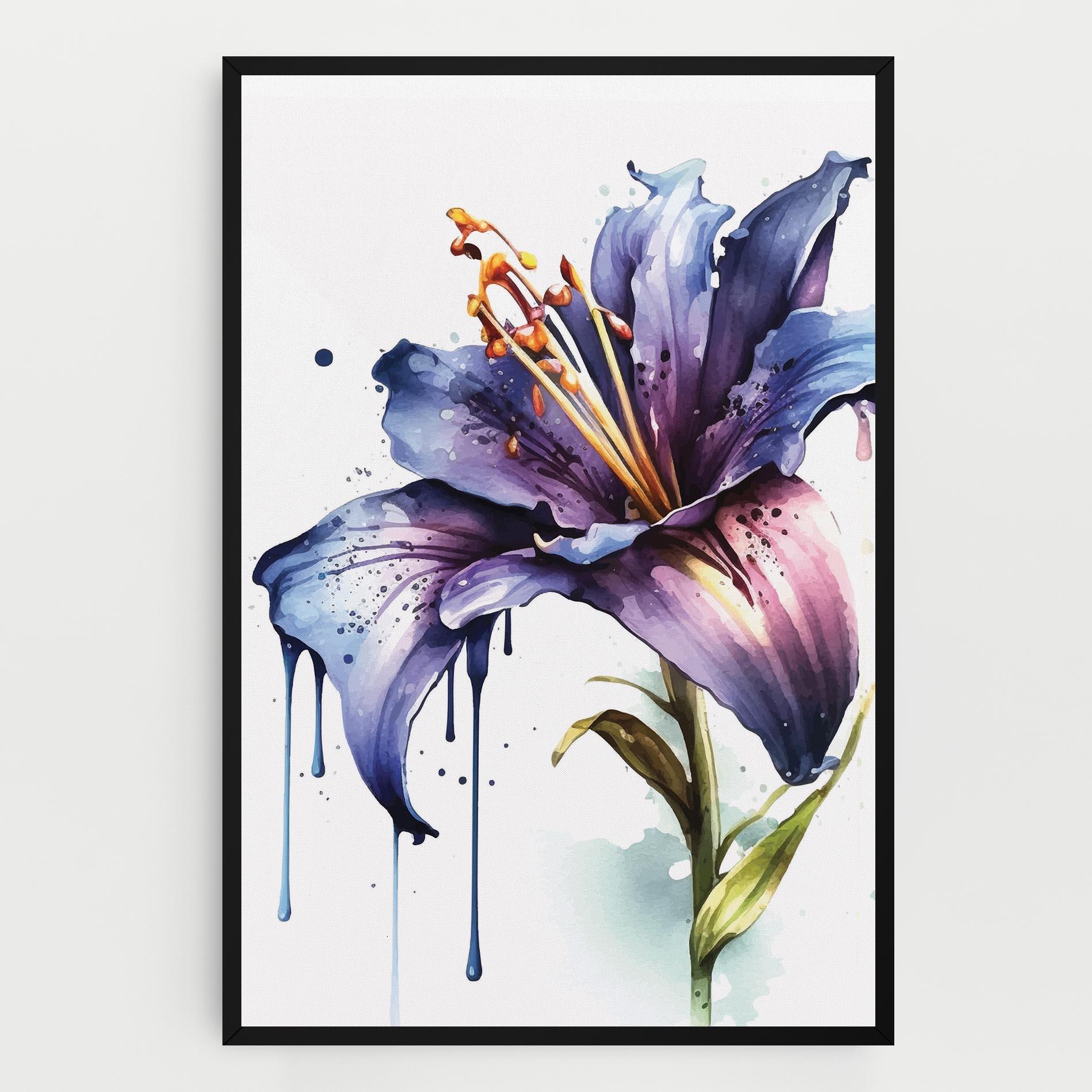 Vászonkép Purple Orange Lily mockup 0