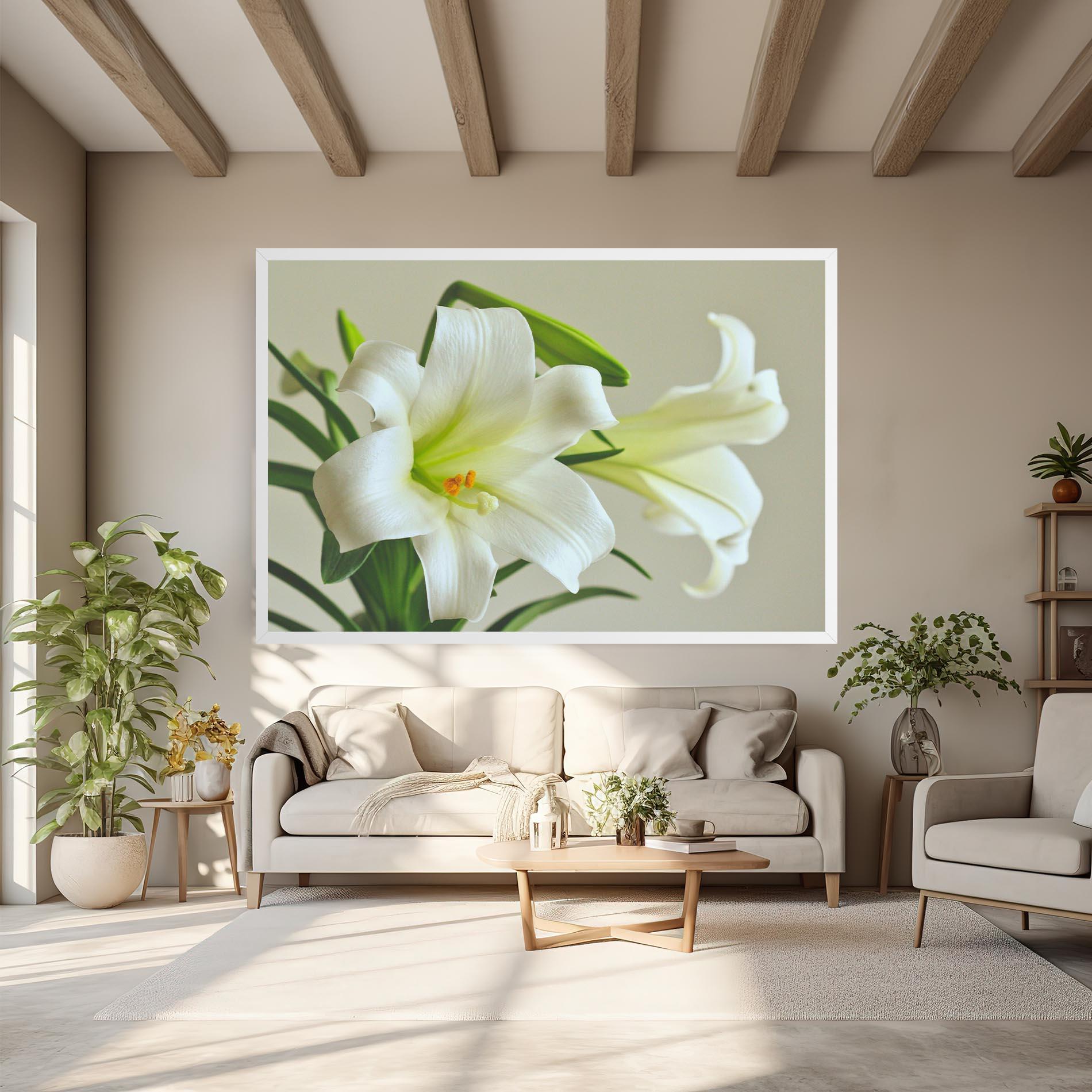 Vászonkép Green Lily mockup 6