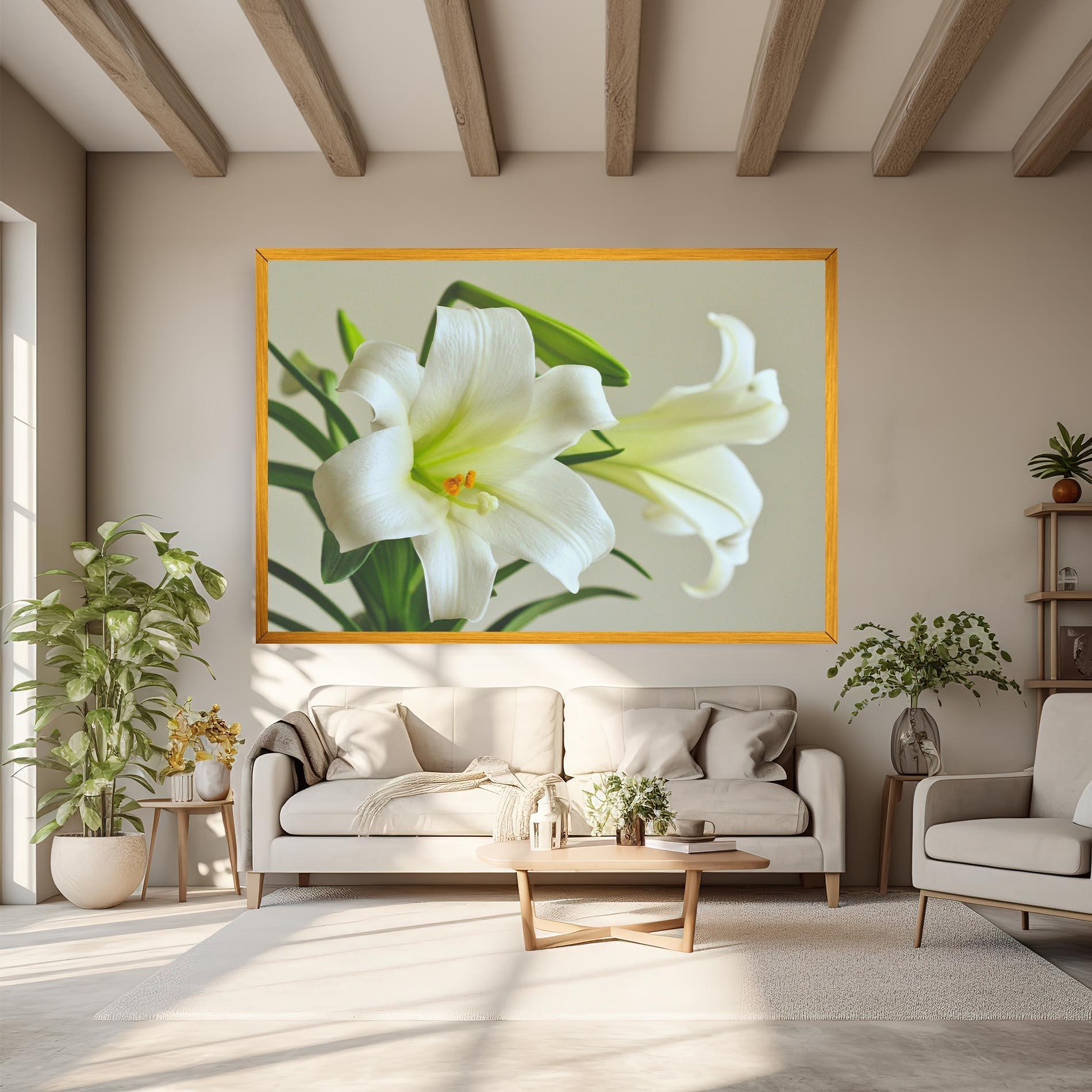 Vászonkép Green Lily mockup 6