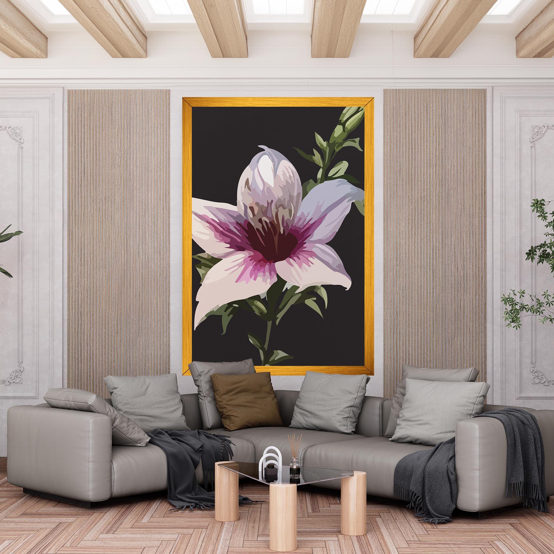 Vászonkép Pink Pretty Lily mockup 6