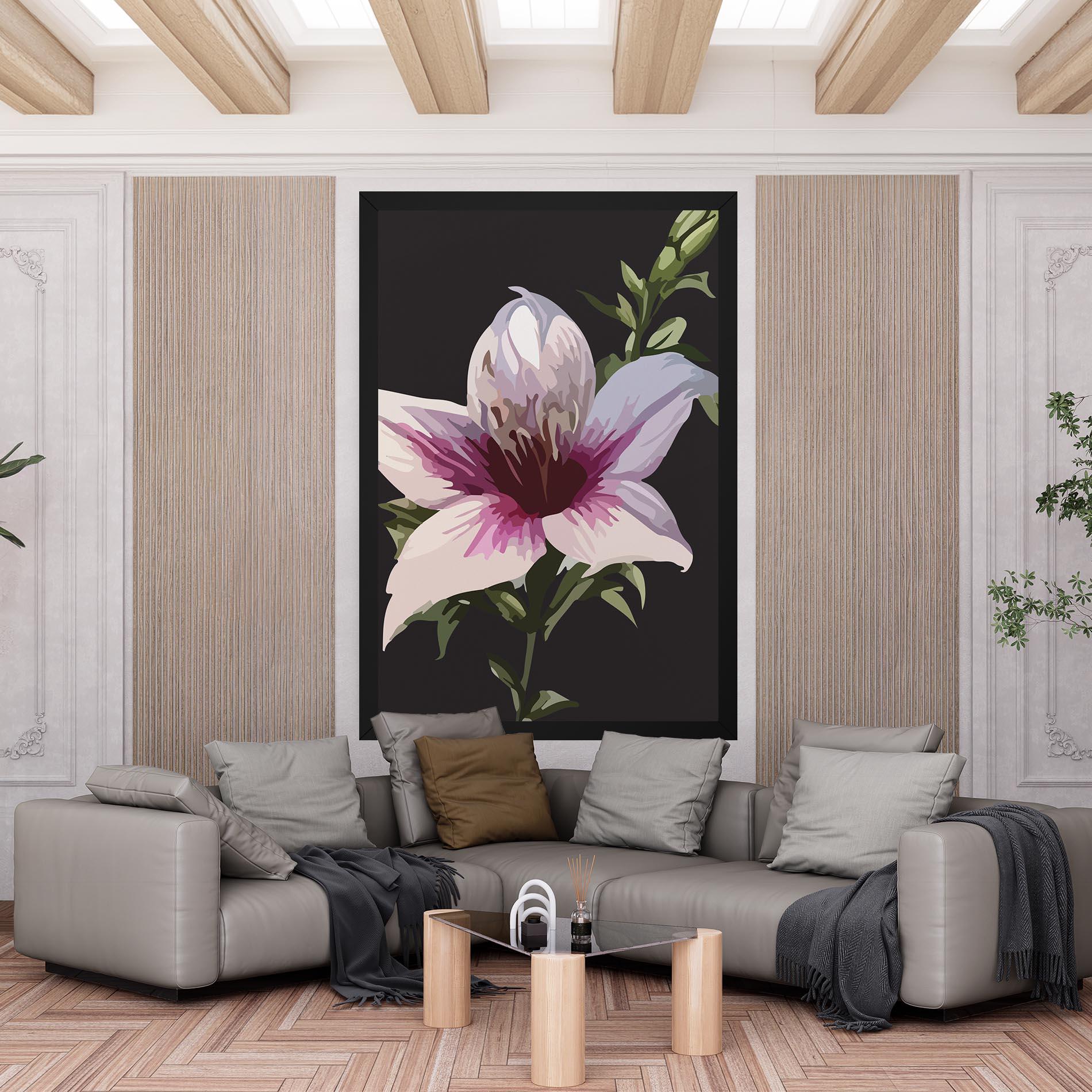 Vászonkép Pink Pretty Lily mockup 6
