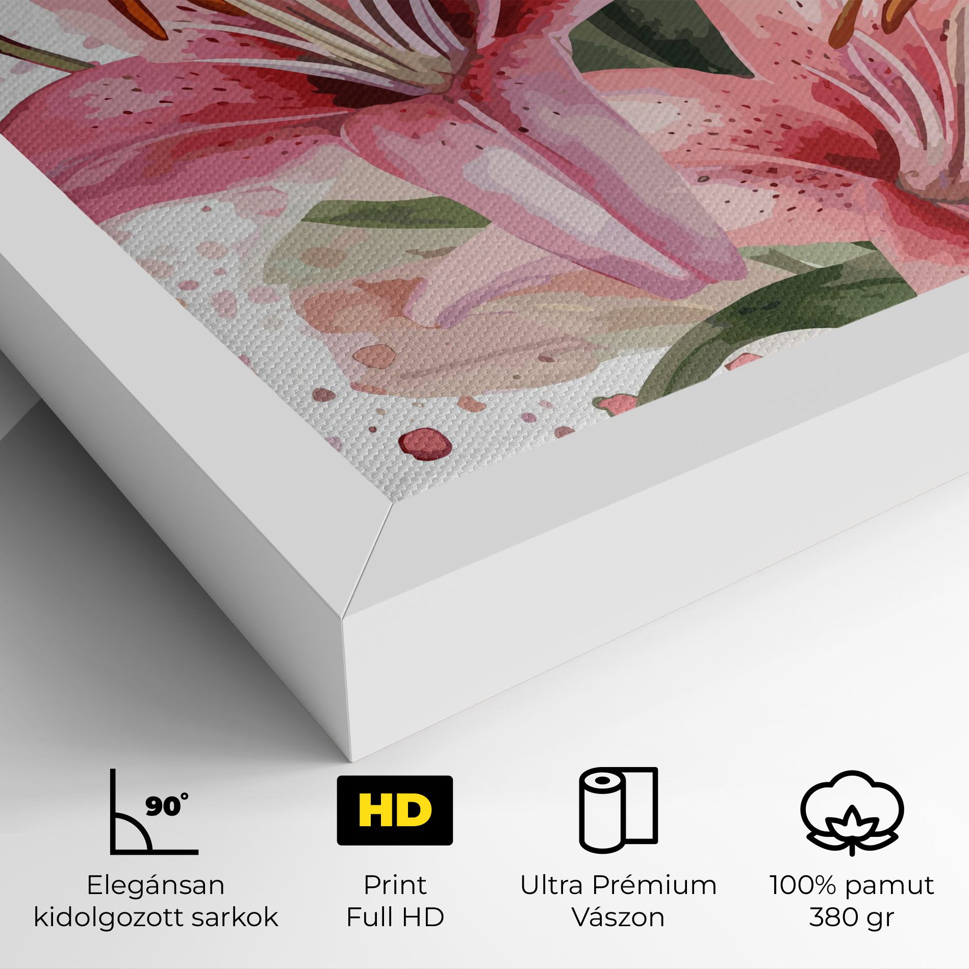Beautiful Pink Lily mockup 4