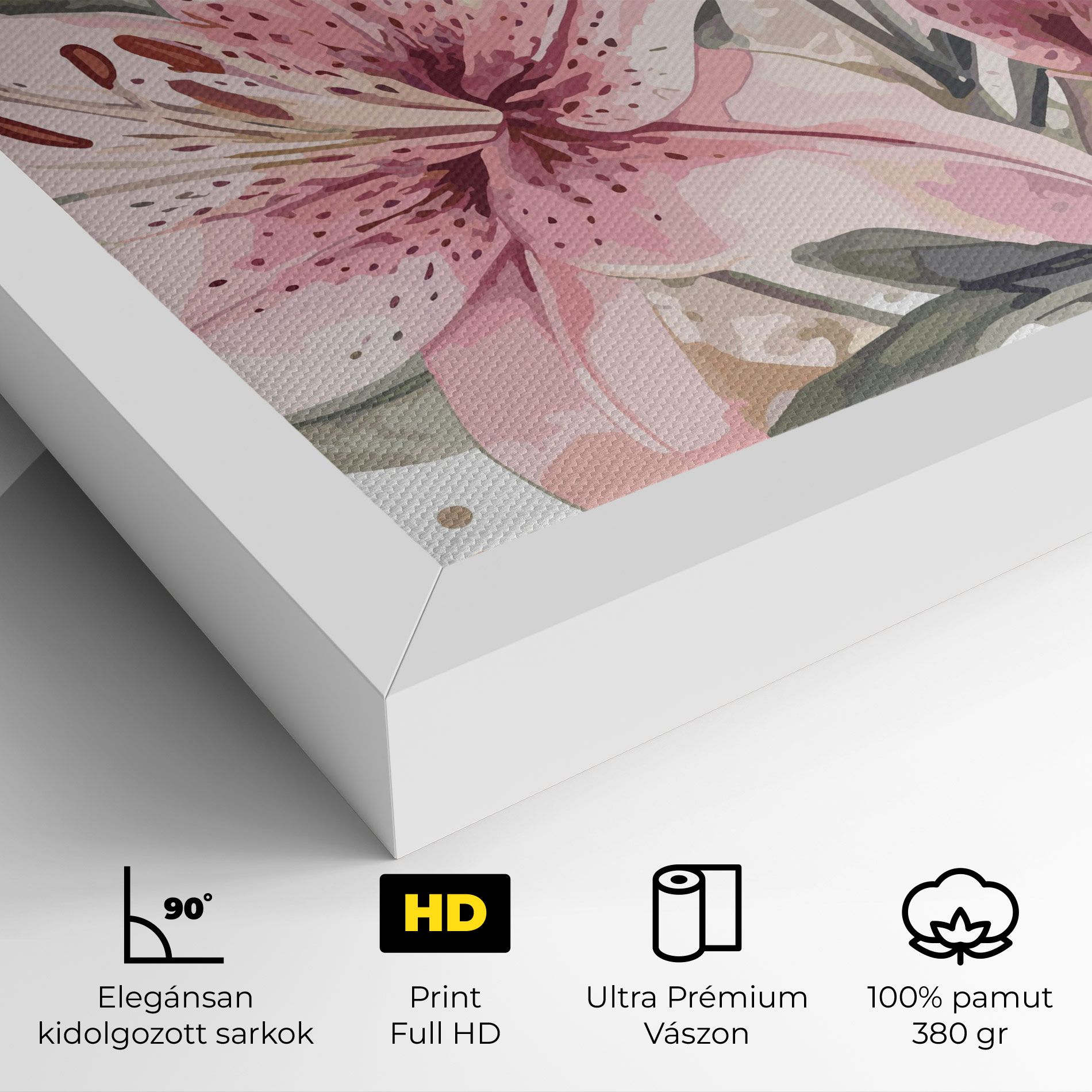 Light Pink Lily Art mockup 4