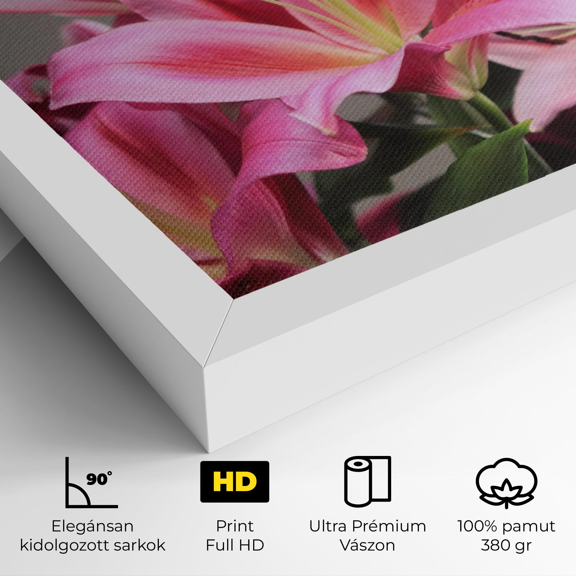 Vászonkép Light Pink Lily View mockup 4