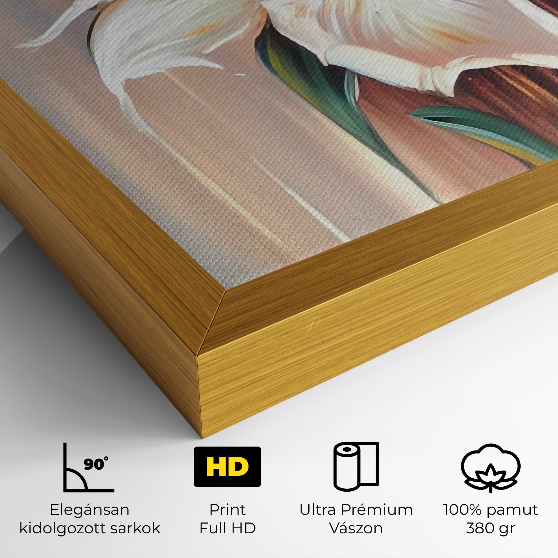 Abstract Lily Painting mockup 4