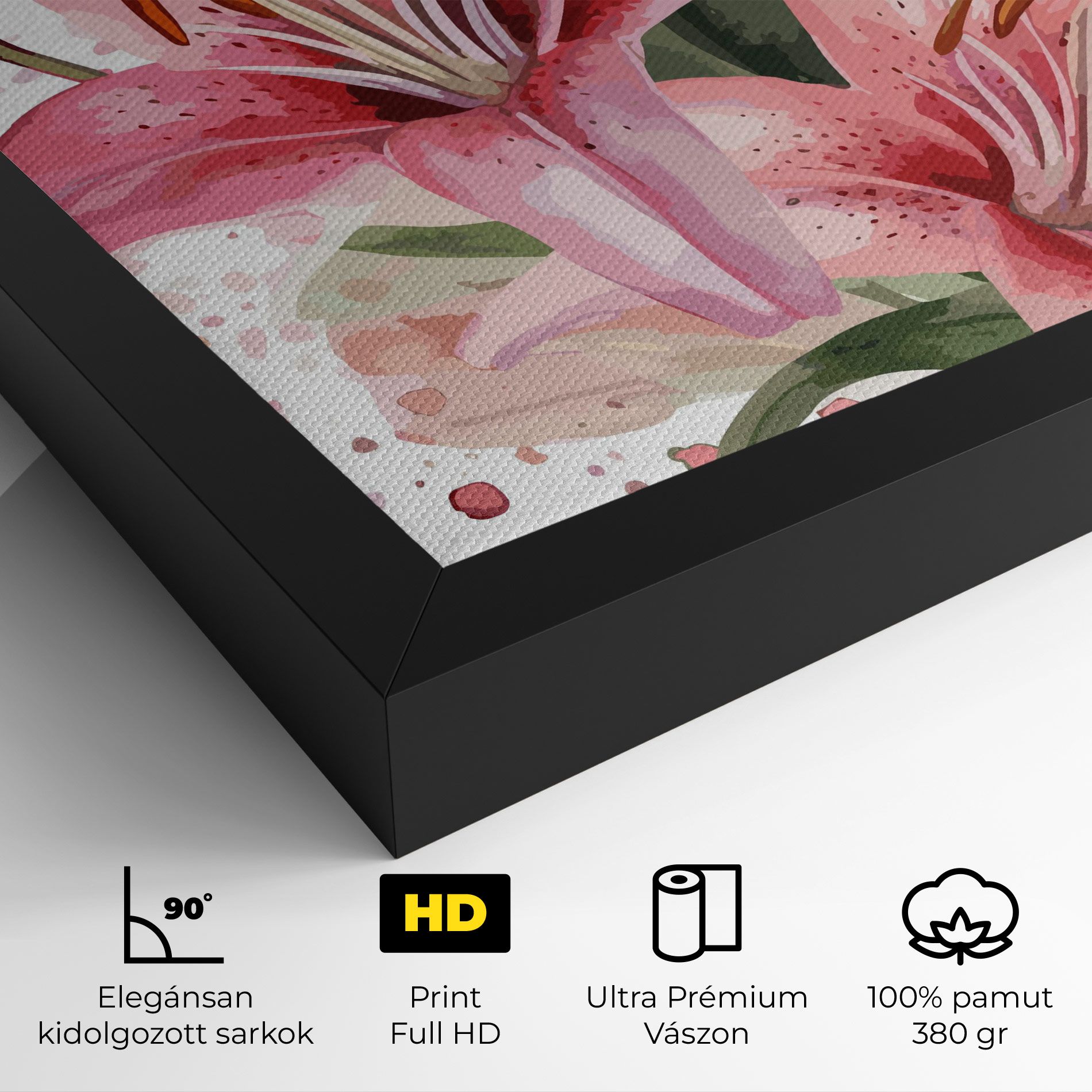 Beautiful Pink Lily mockup 4