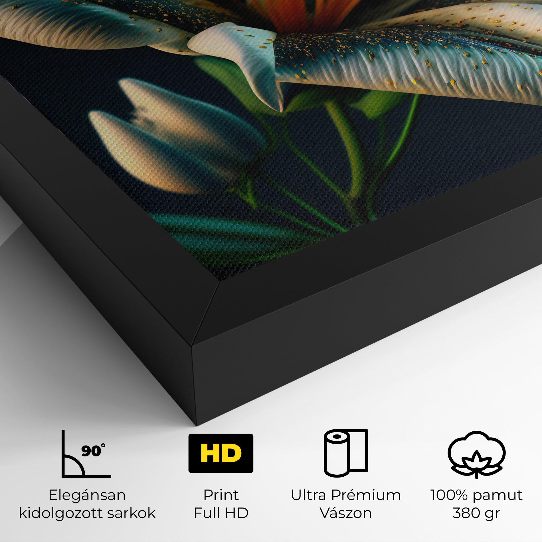 Vászonkép Blue Grey Lily mockup 4