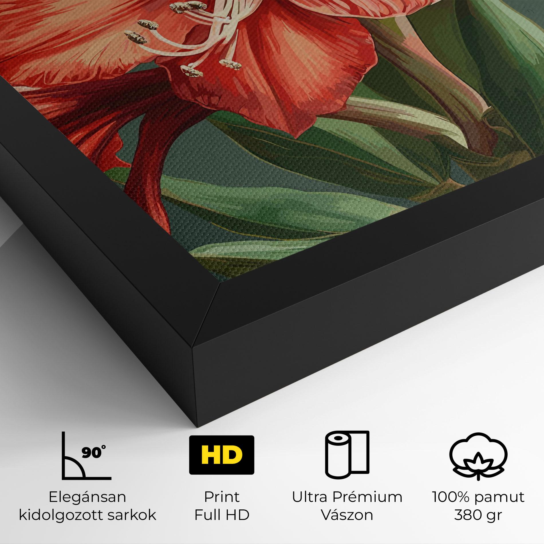 Vászonkép Lily Orange Art mockup 4