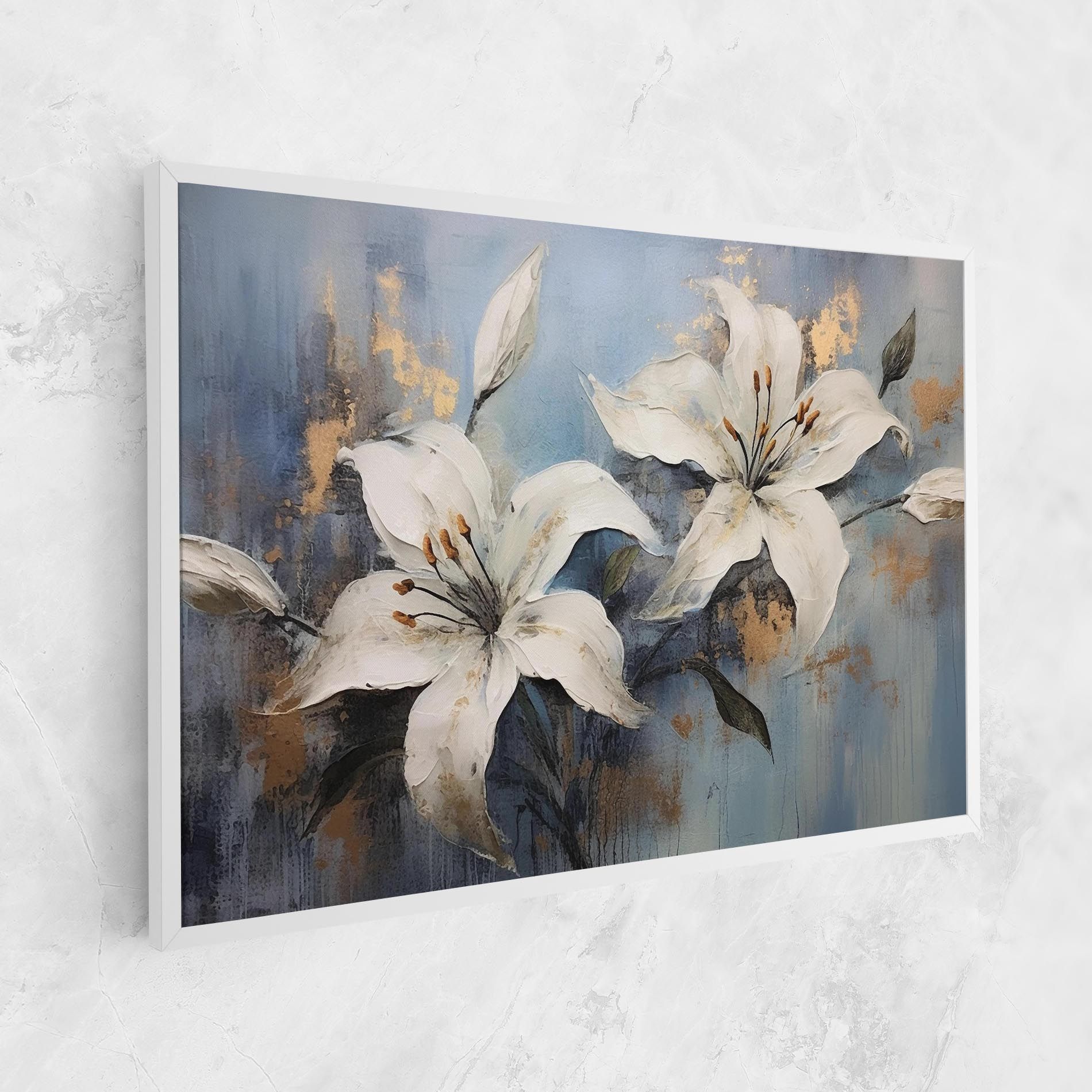 Gold Lily Painting mockup 1