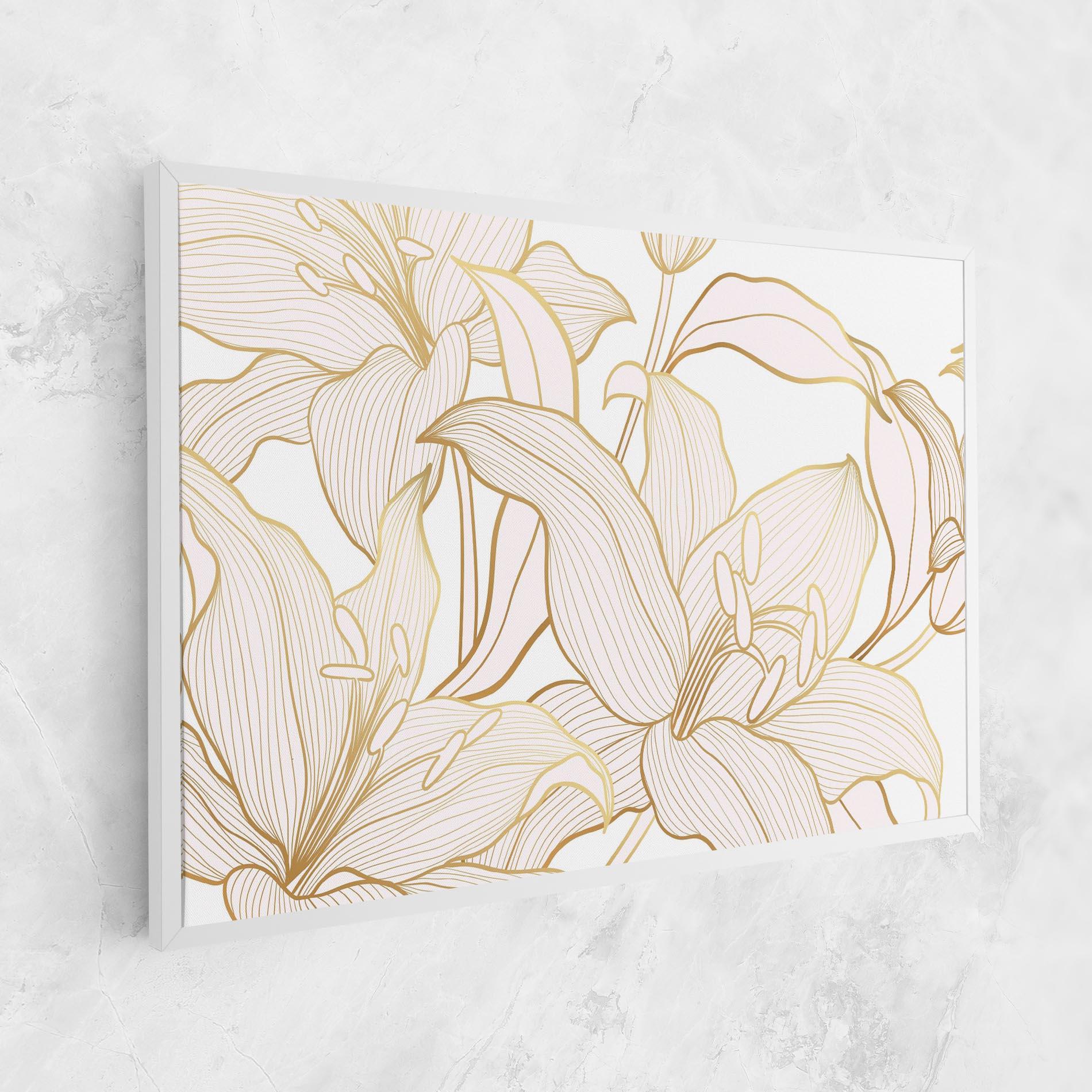 Vászonkép Gold Lily mockup 1
