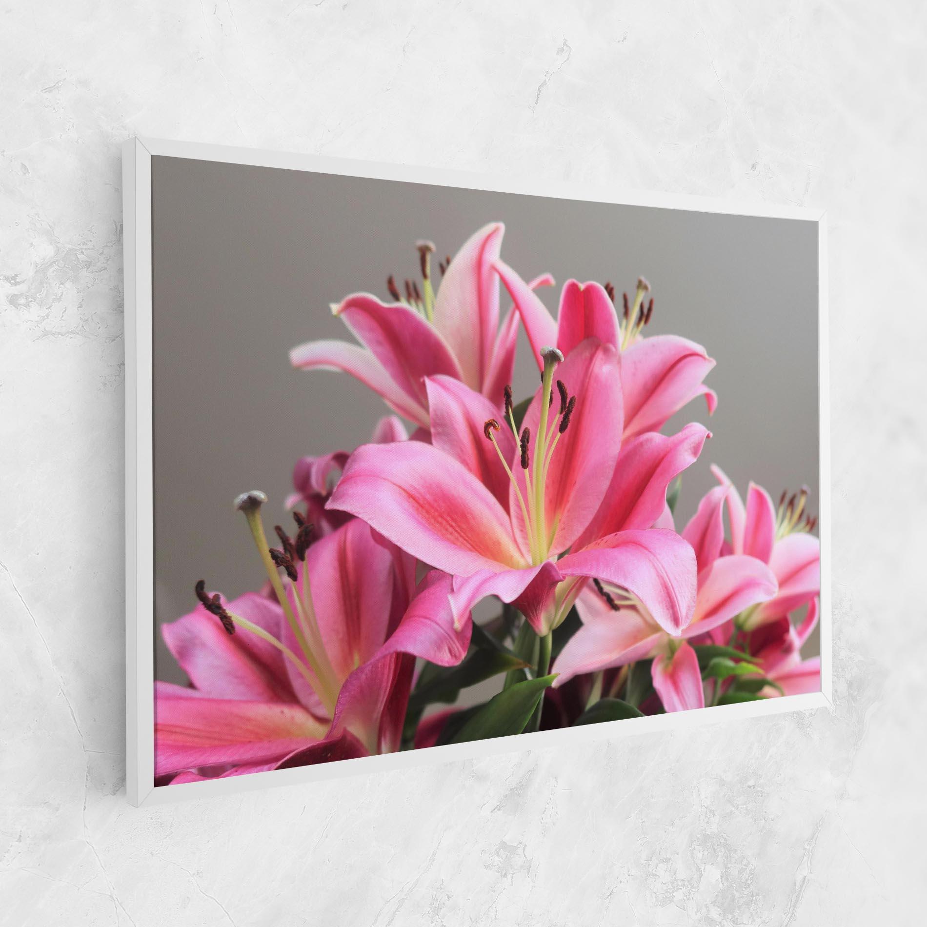 Vászonkép Light Pink Lily View mockup 1
