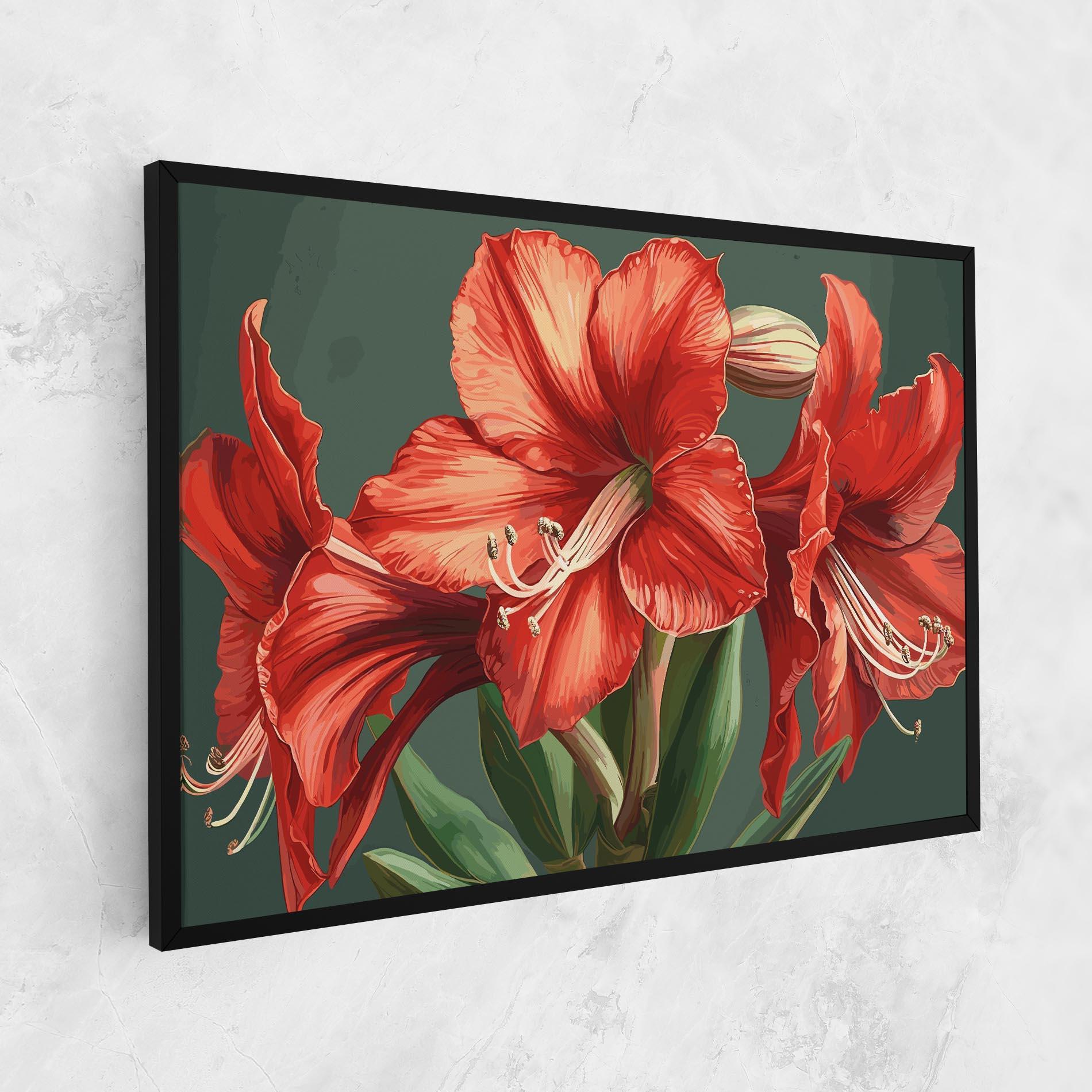 Vászonkép Lily Orange Art mockup 1