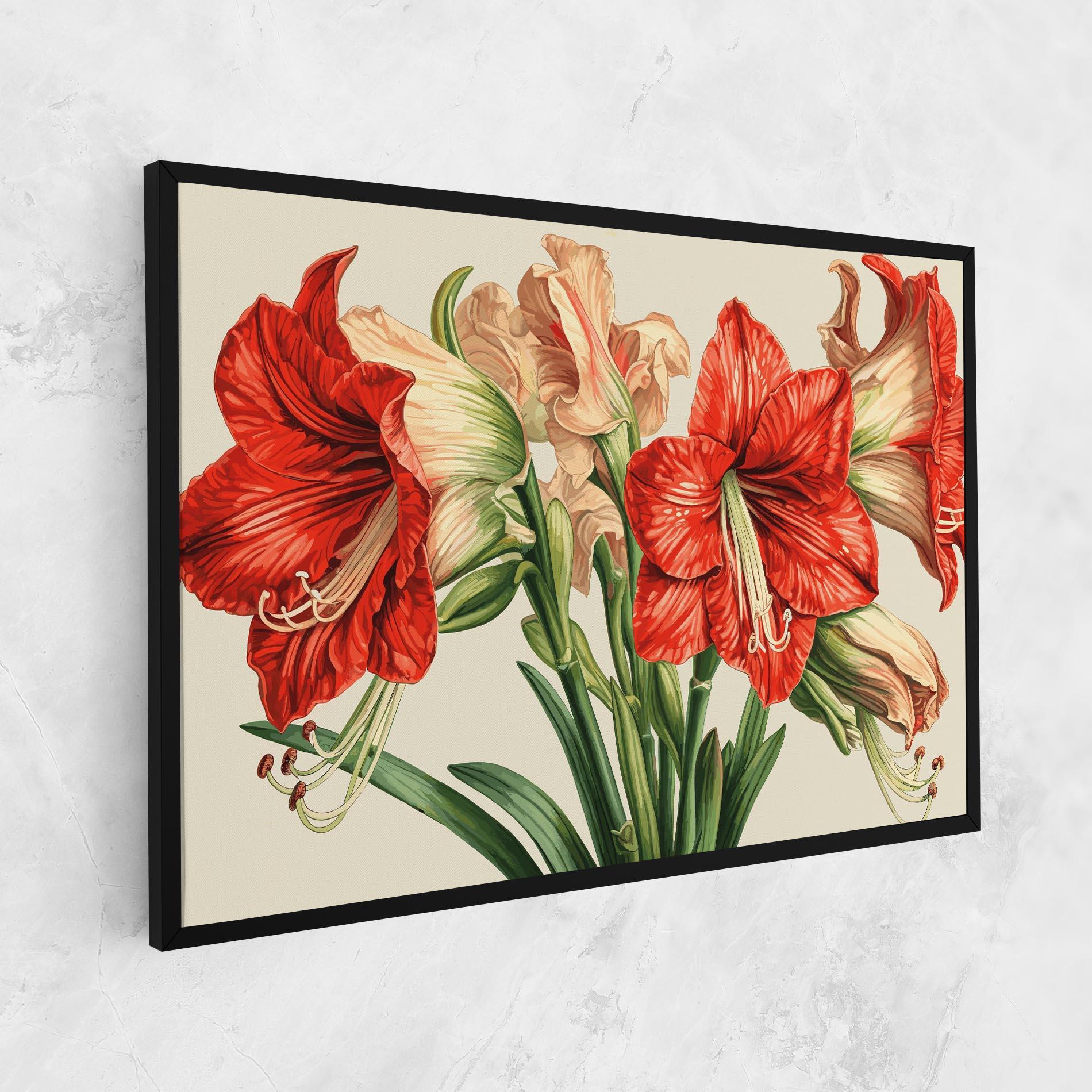 Vászonkép Orange Cream Lily mockup 1