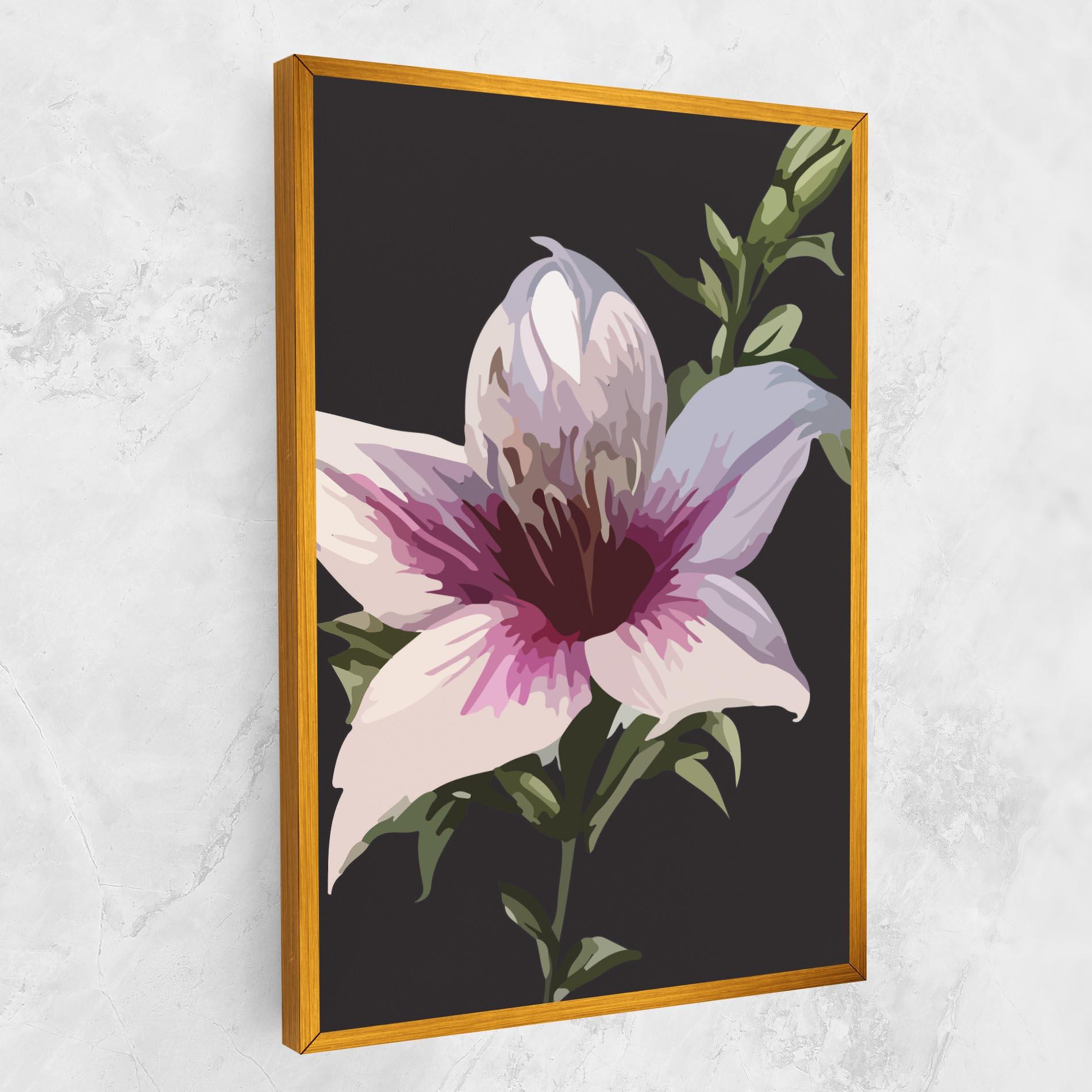 Vászonkép Pink Pretty Lily mockup 1