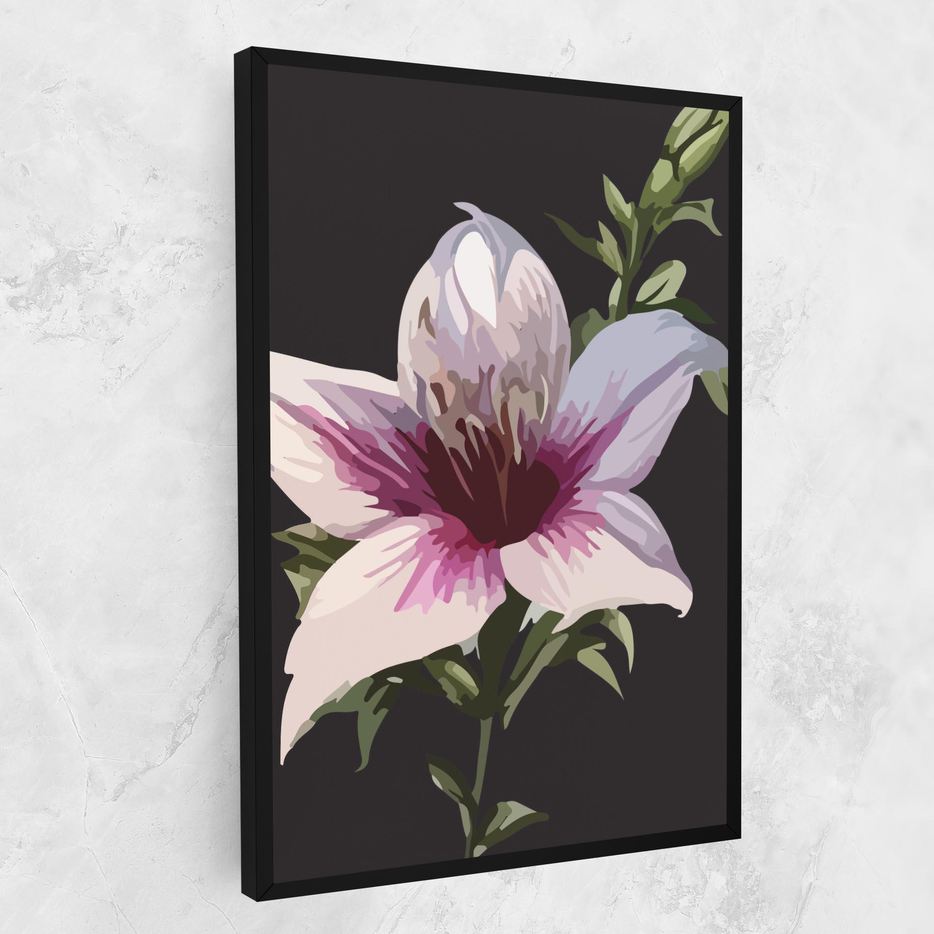 Vászonkép Pink Pretty Lily mockup 1