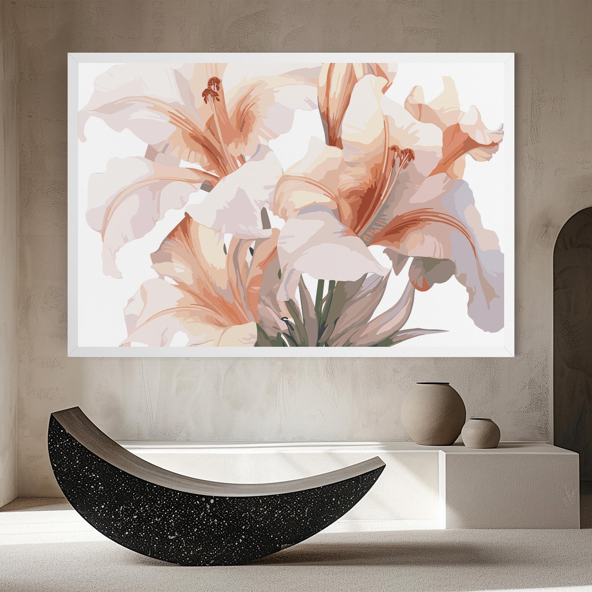 Vászonkép Light Pink Lily mockup 8