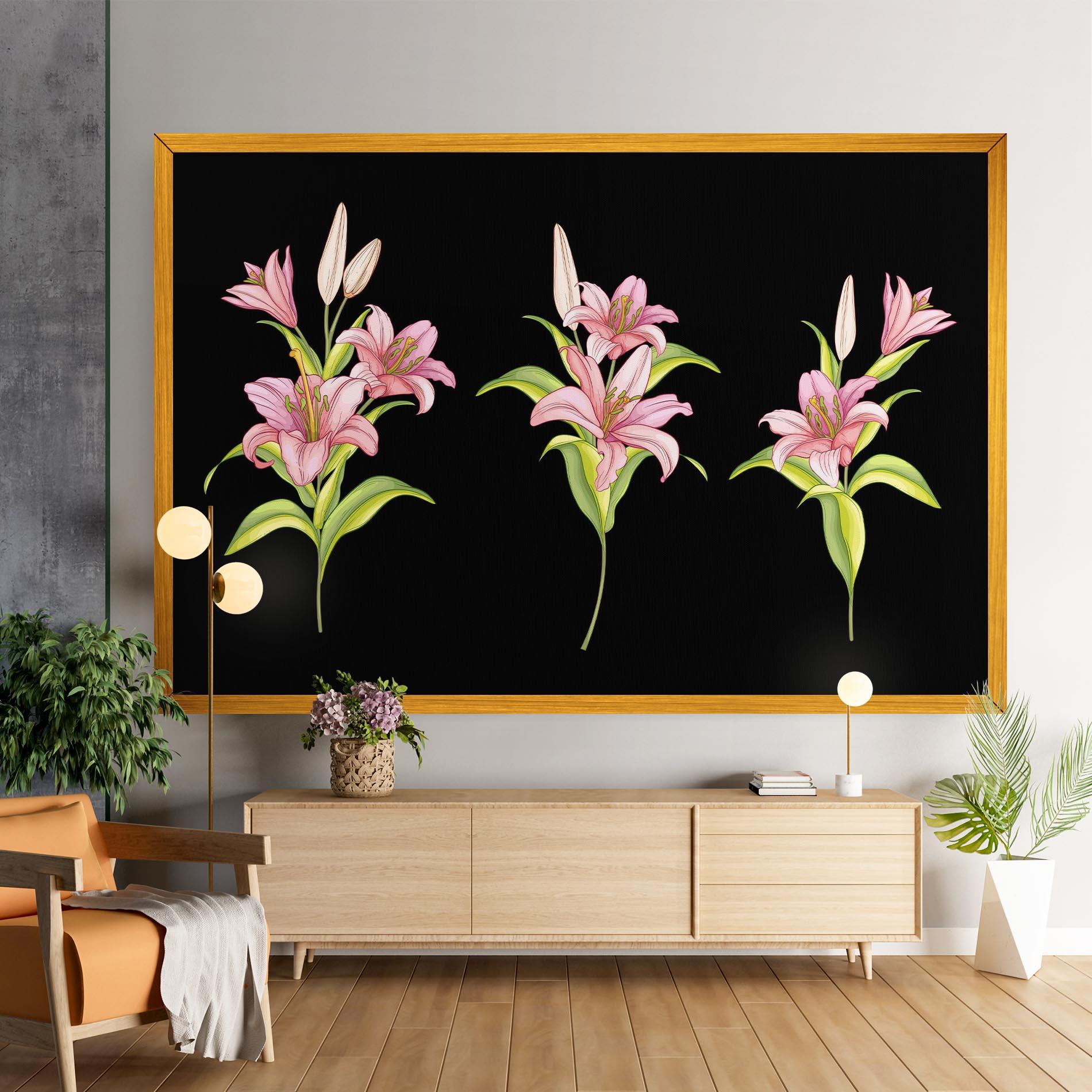 Vászonkép Lily Set mockup 9