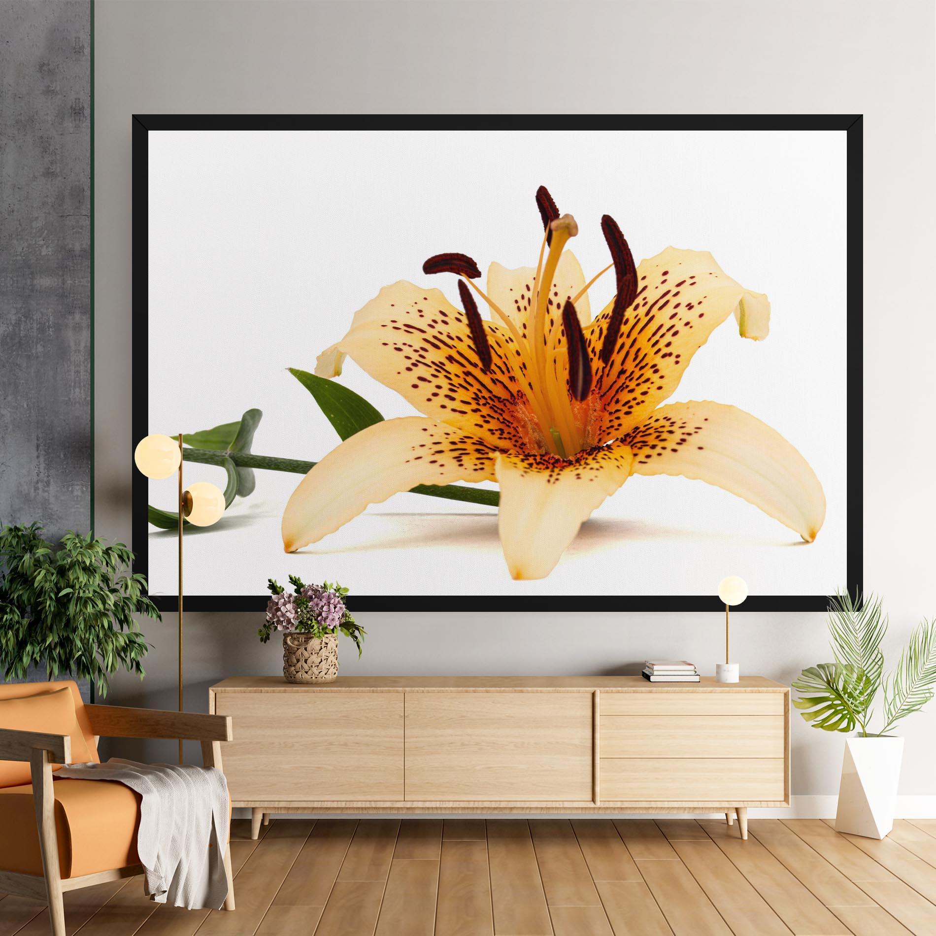 Vászonkép Big Yellow Lily mockup 9