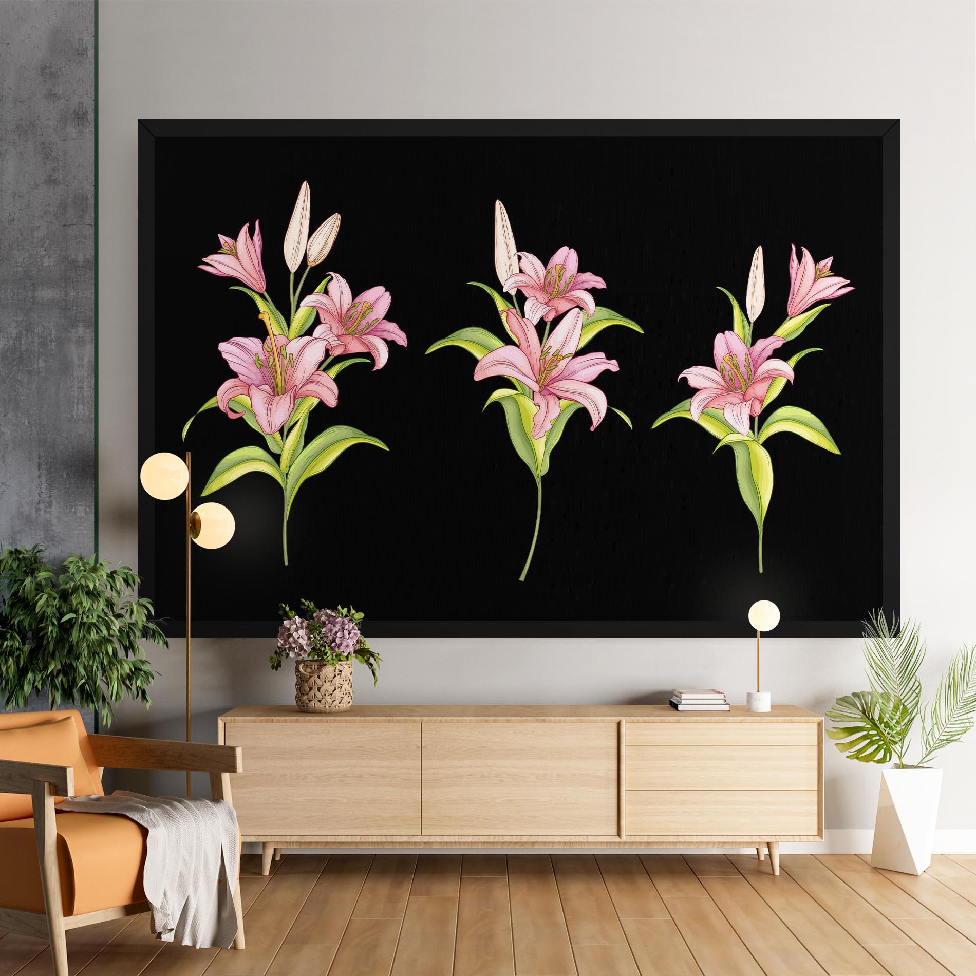 Vászonkép Lily Set mockup 9