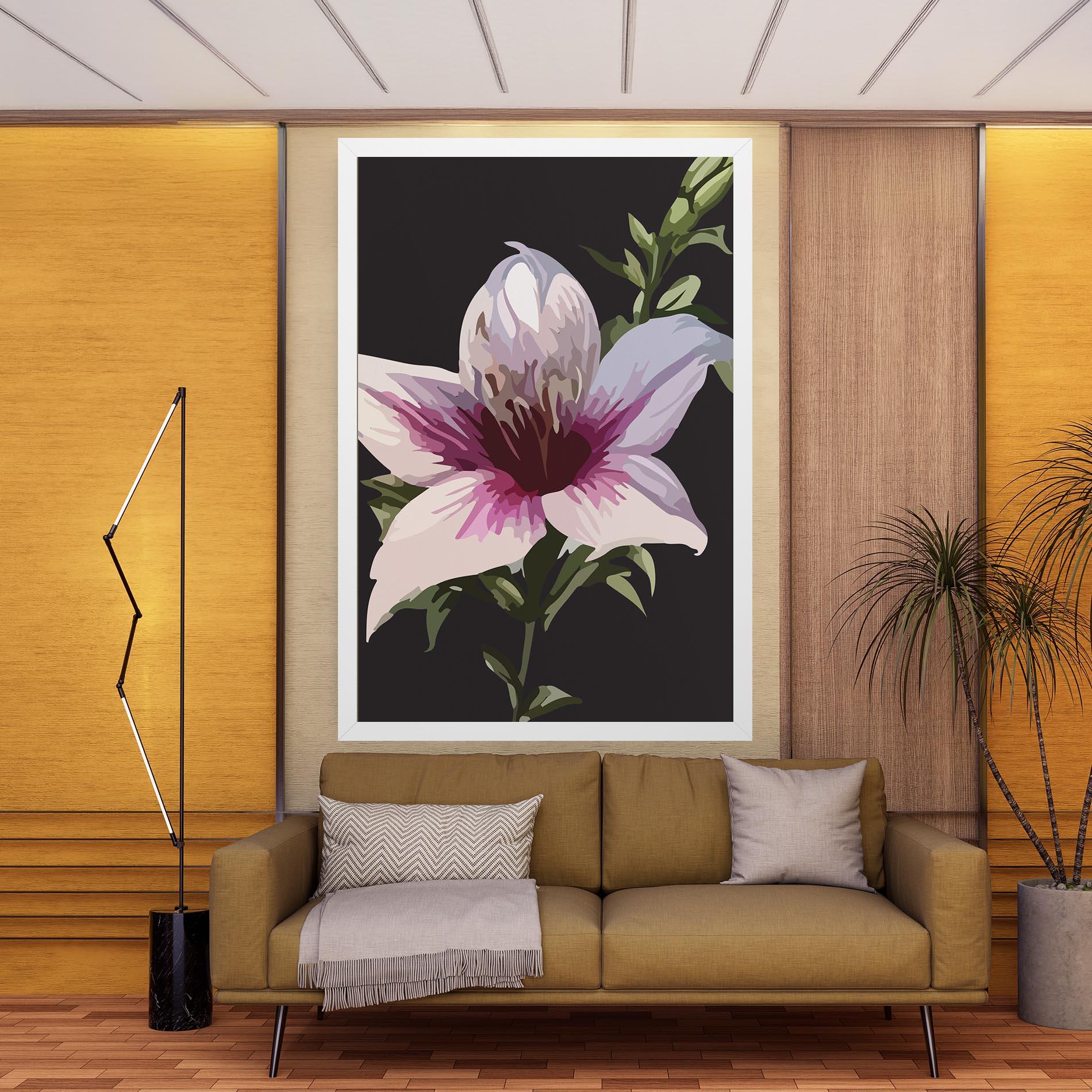 Vászonkép Pink Pretty Lily mockup 9