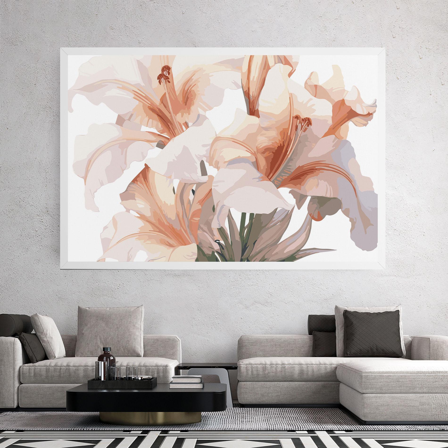 Vászonkép Light Pink Lily mockup 2