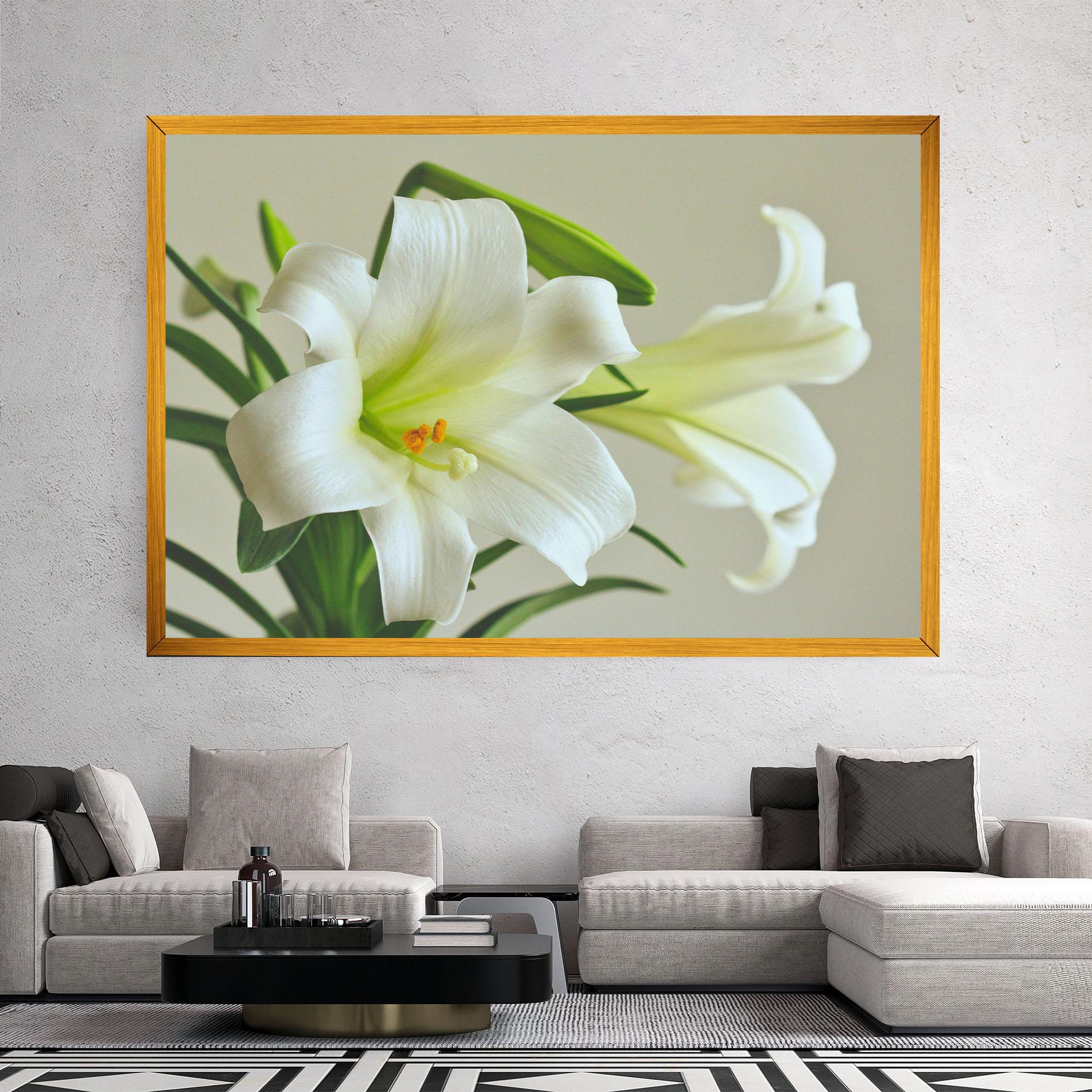 Vászonkép Green Lily mockup 2