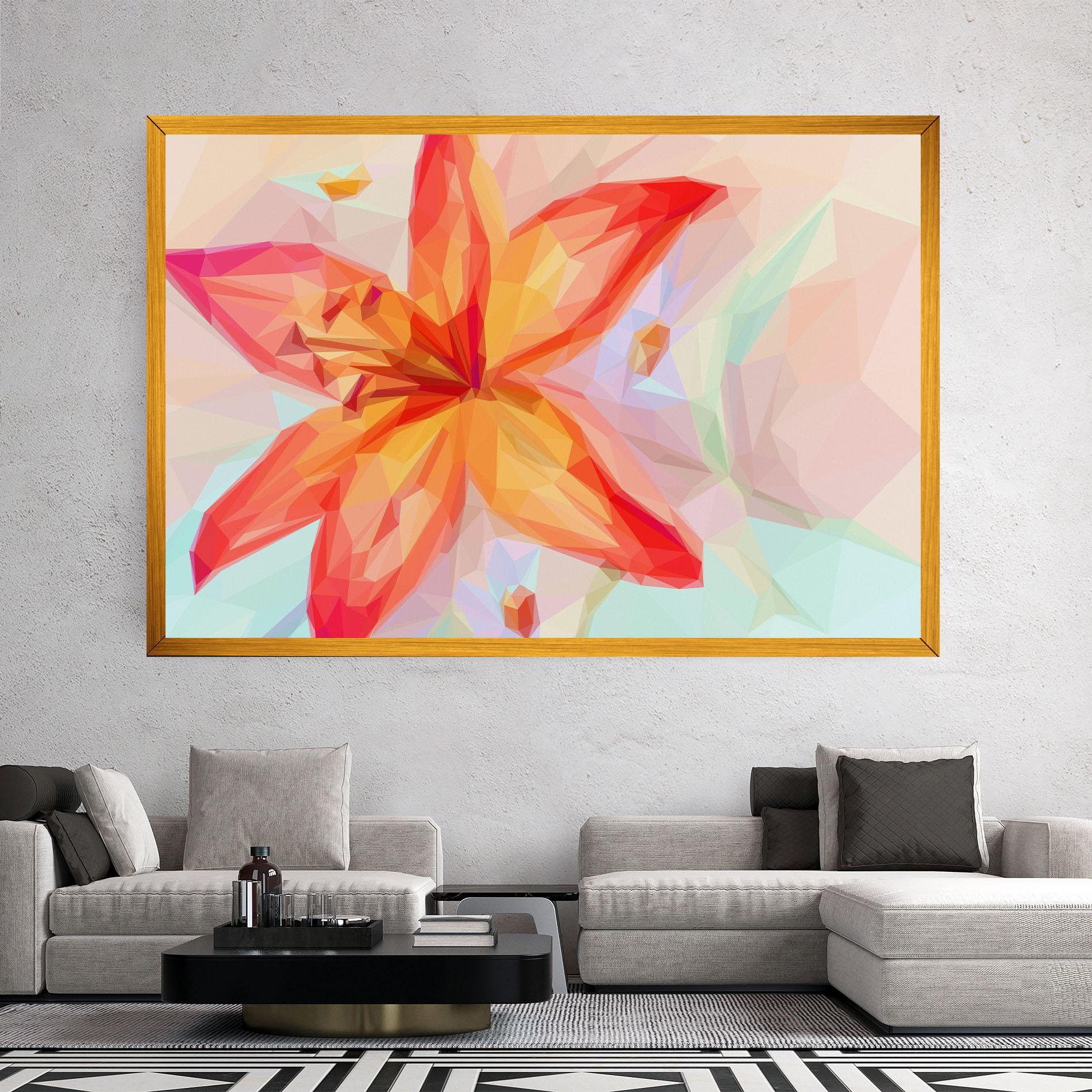 Vászonkép Orange Lily mockup 2