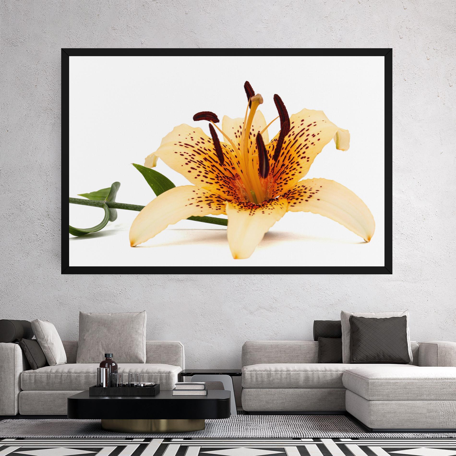 Vászonkép Big Yellow Lily mockup 2