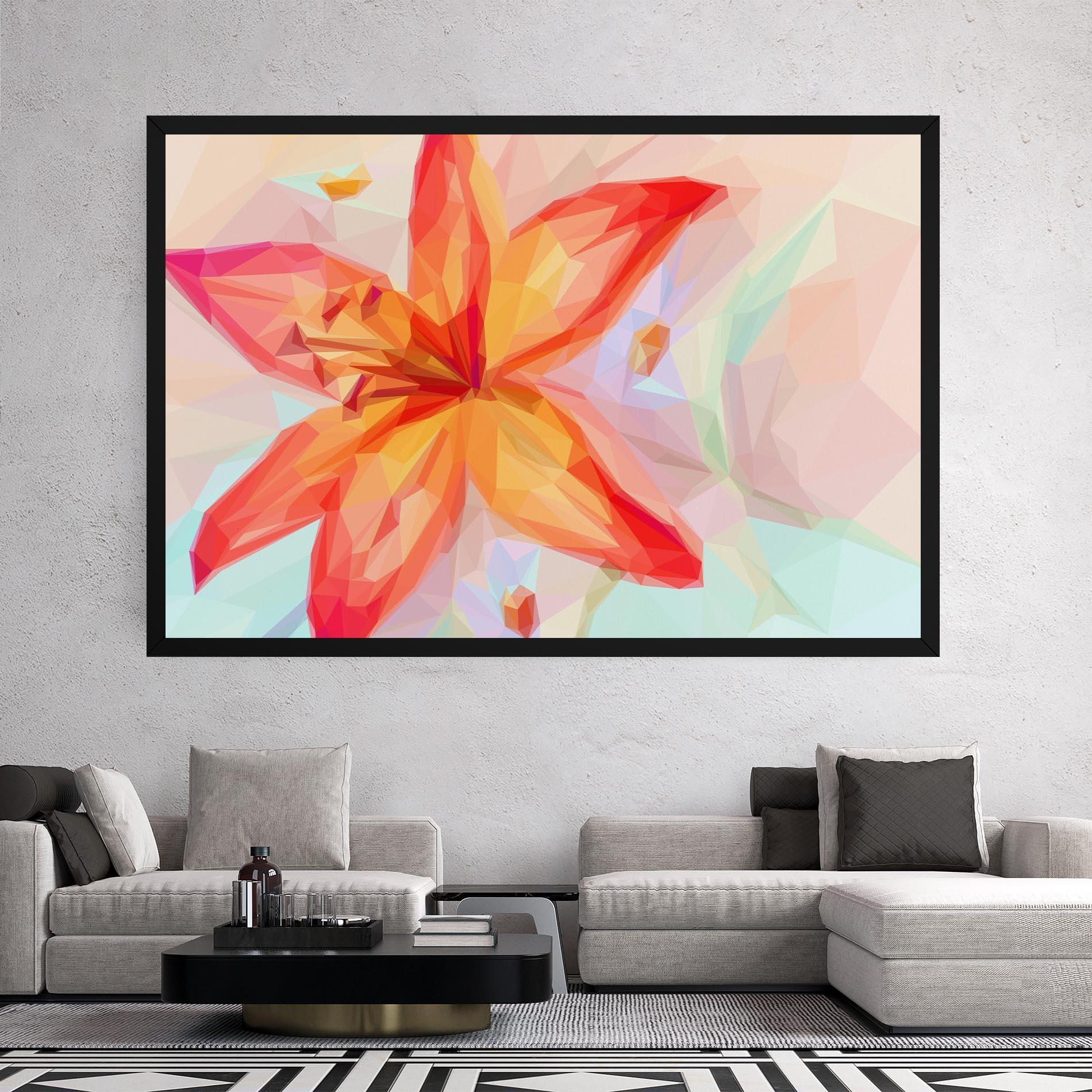 Vászonkép Orange Lily mockup 2