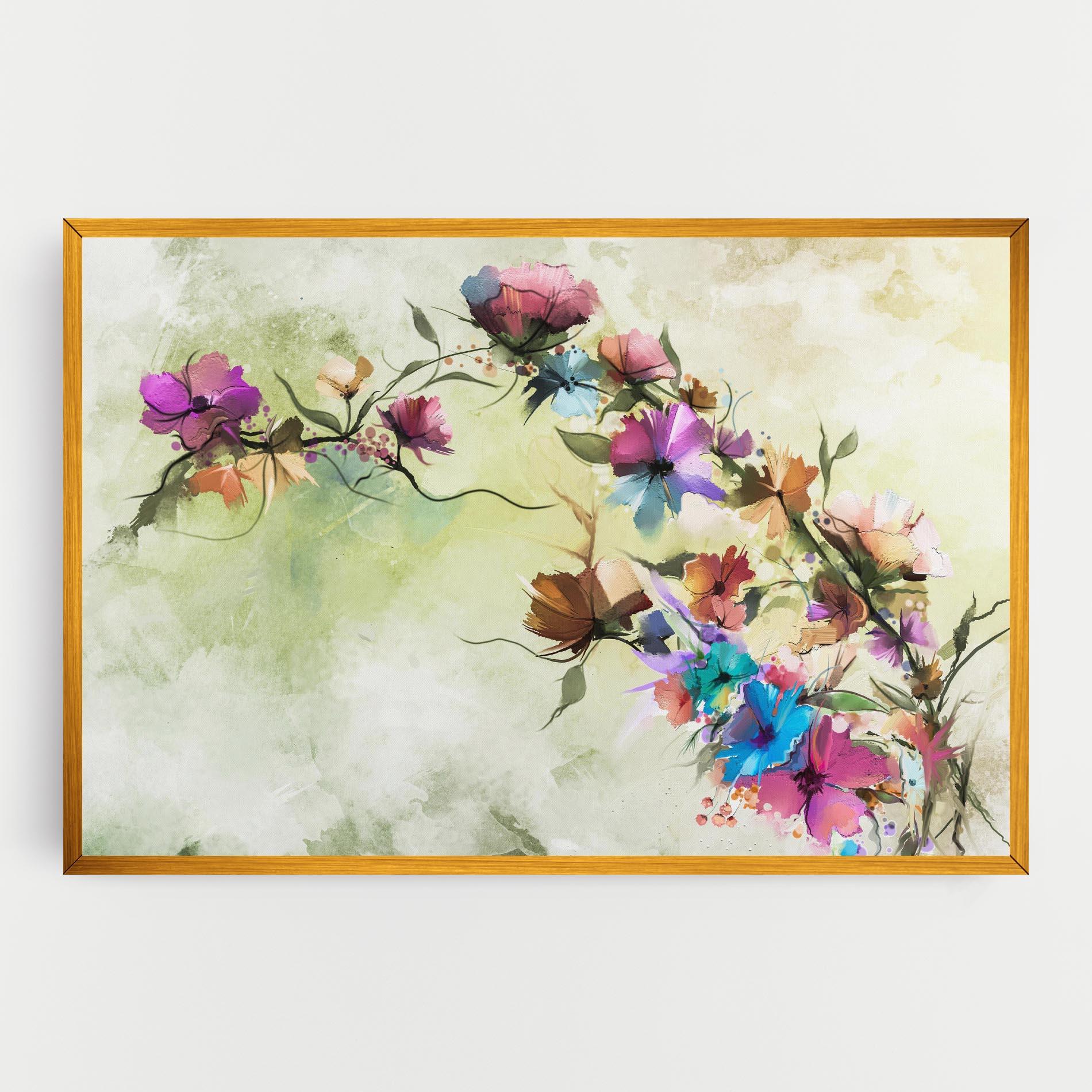 Vászonkép Ramura Cu Flori mockup 0