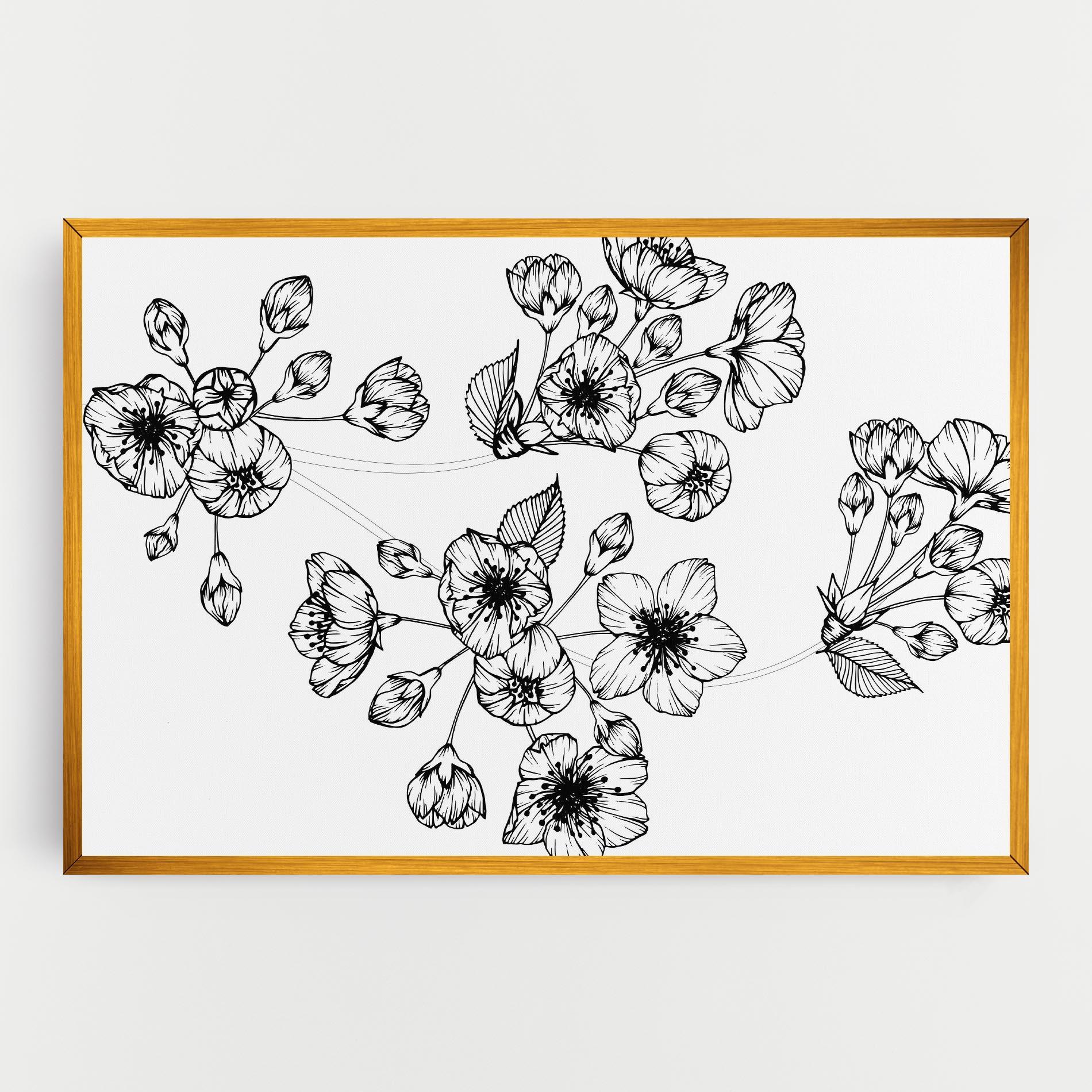 Vászonkép Sakura Line mockup 0